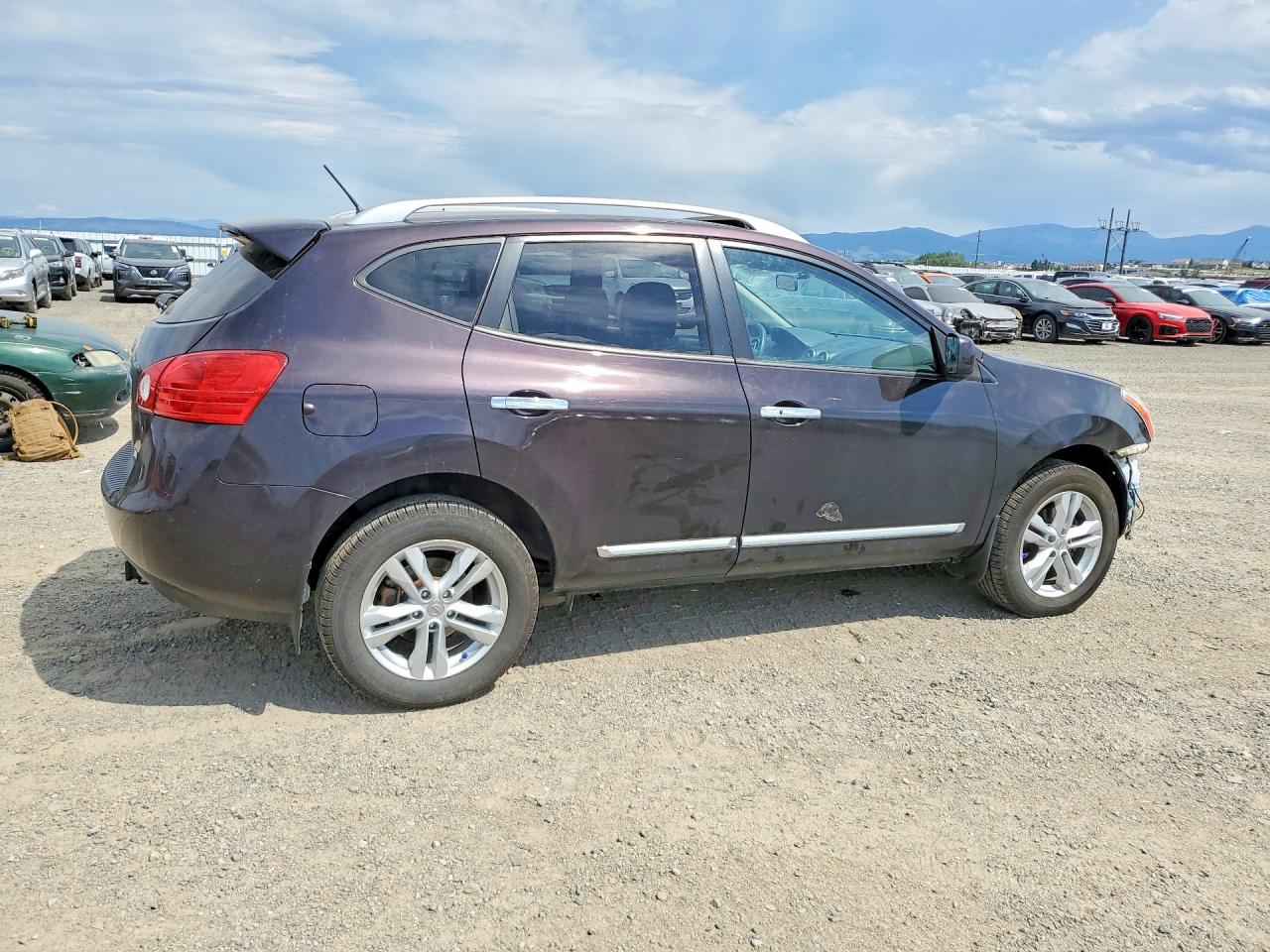 2012 Nissan Rogue S Black vin: JN8AS5MV3CW357115
