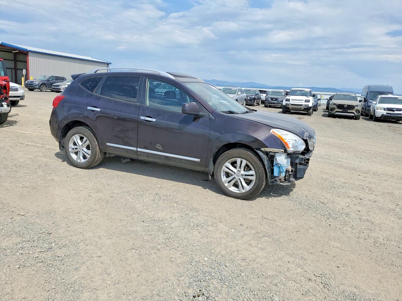 2012 Nissan Rogue S Black vin: JN8AS5MV3CW357115