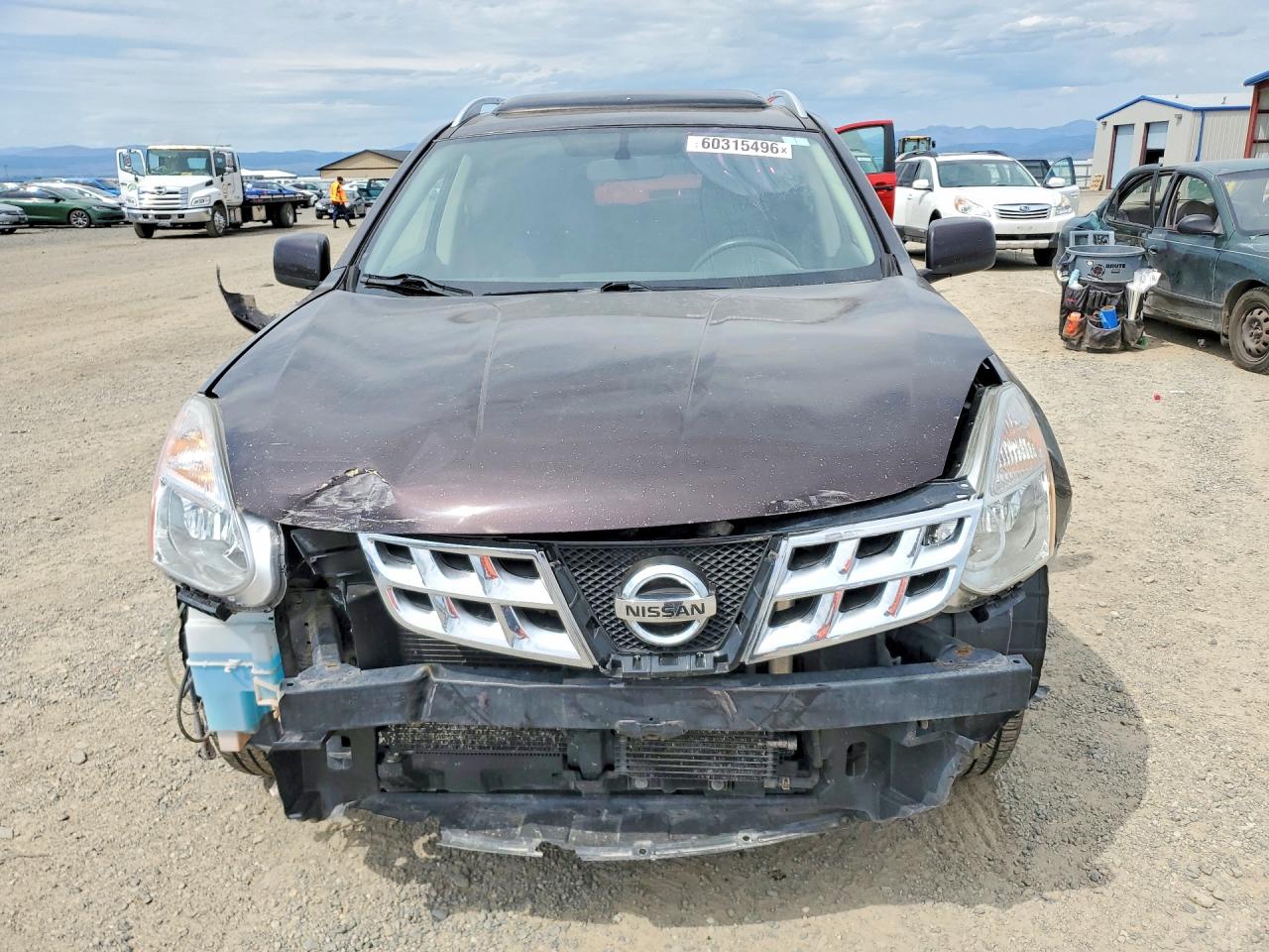 2012 Nissan Rogue S Black vin: JN8AS5MV3CW357115
