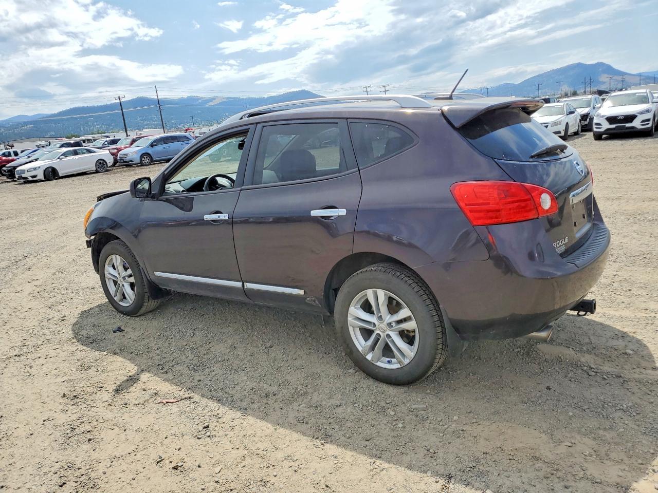 2012 Nissan Rogue S Black vin: JN8AS5MV3CW357115