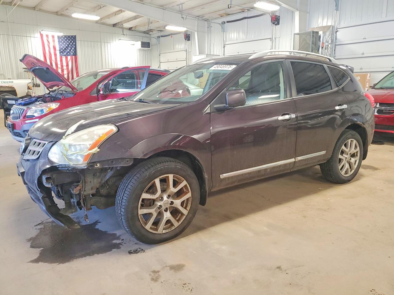 2012 Nissan Rogue S Purple vin: JN8AS5MV3CW361990