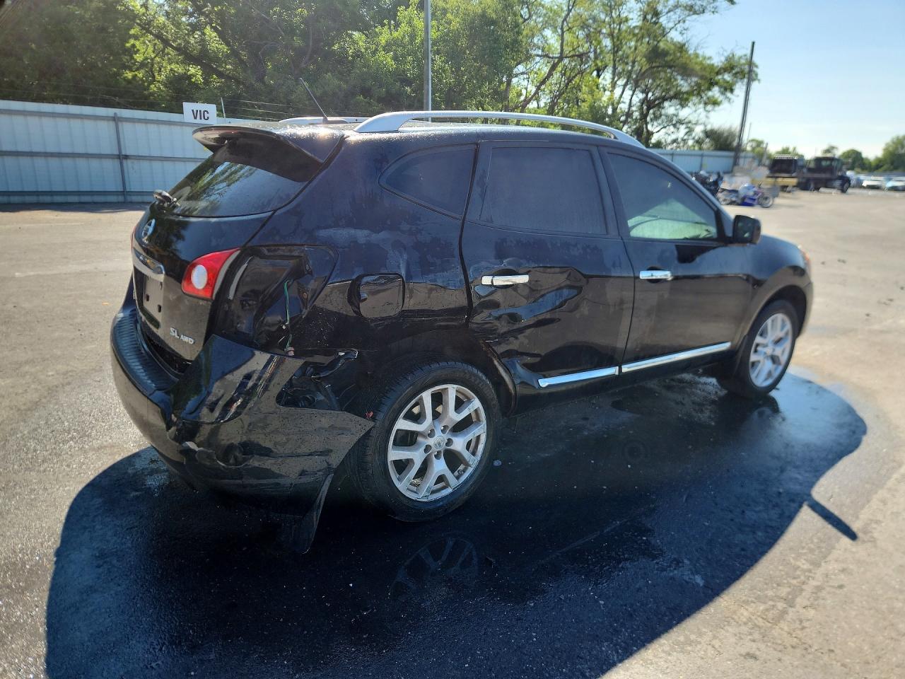 2012 Nissan Rogue S Black vin: JN8AS5MV3CW363156