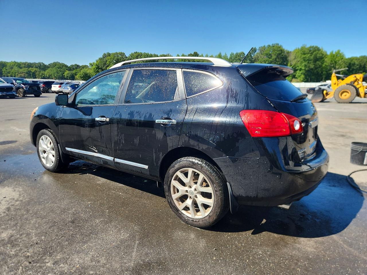 2012 Nissan Rogue S Black vin: JN8AS5MV3CW363156
