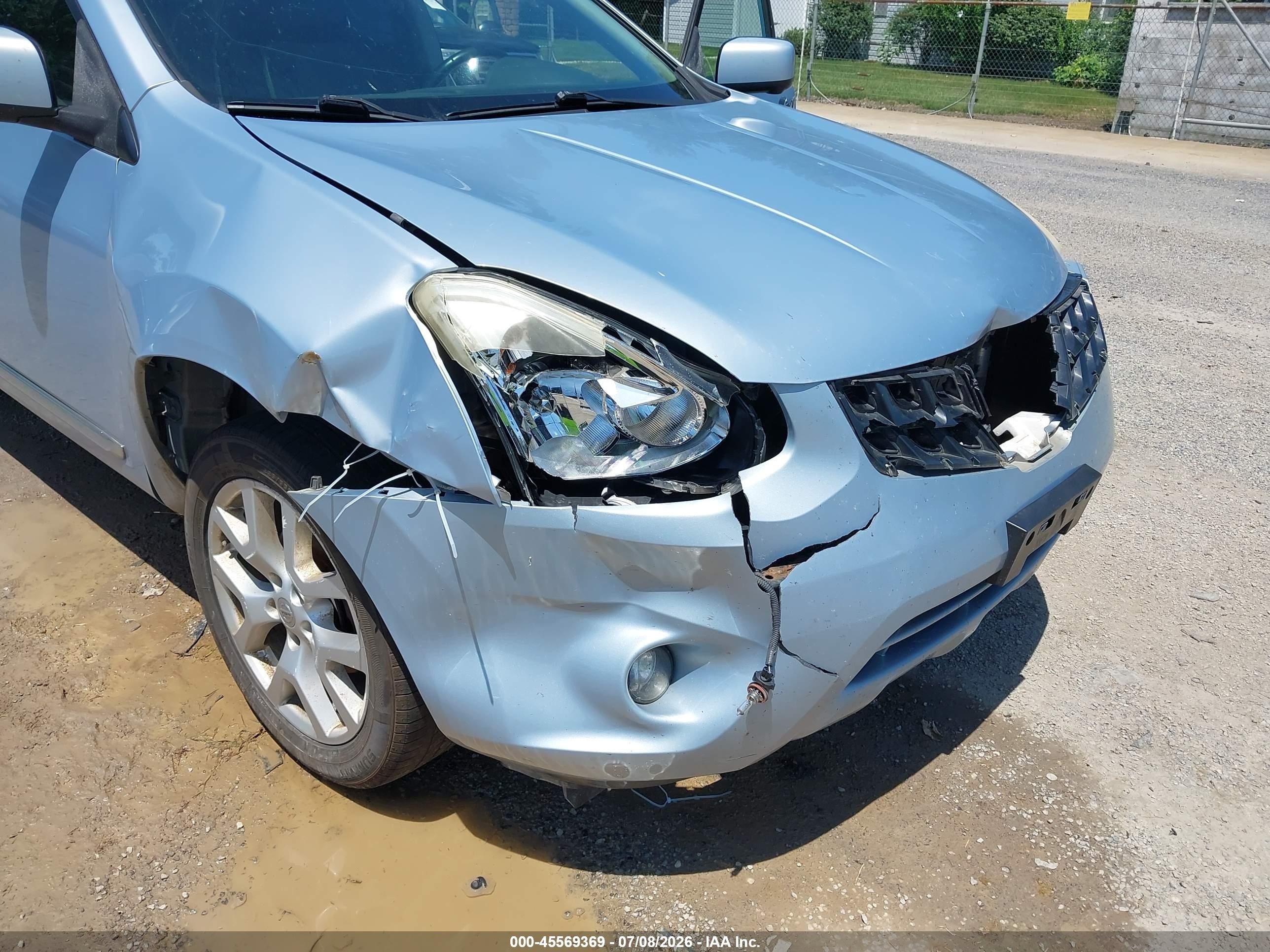 2012 Nissan Rogue Sv W/sl Pkg Silver vin: JN8AS5MV3CW366784
