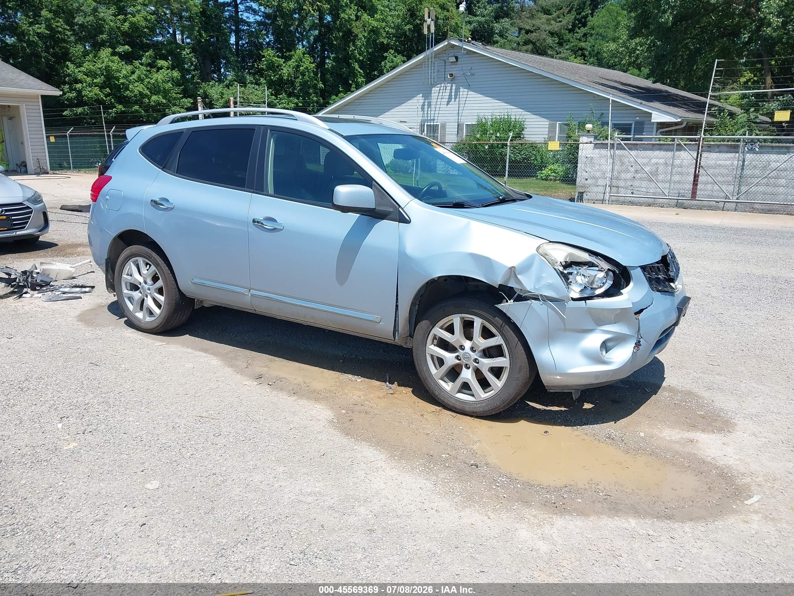 2012 Nissan Rogue Sv W/sl Pkg Silver vin: JN8AS5MV3CW366784
