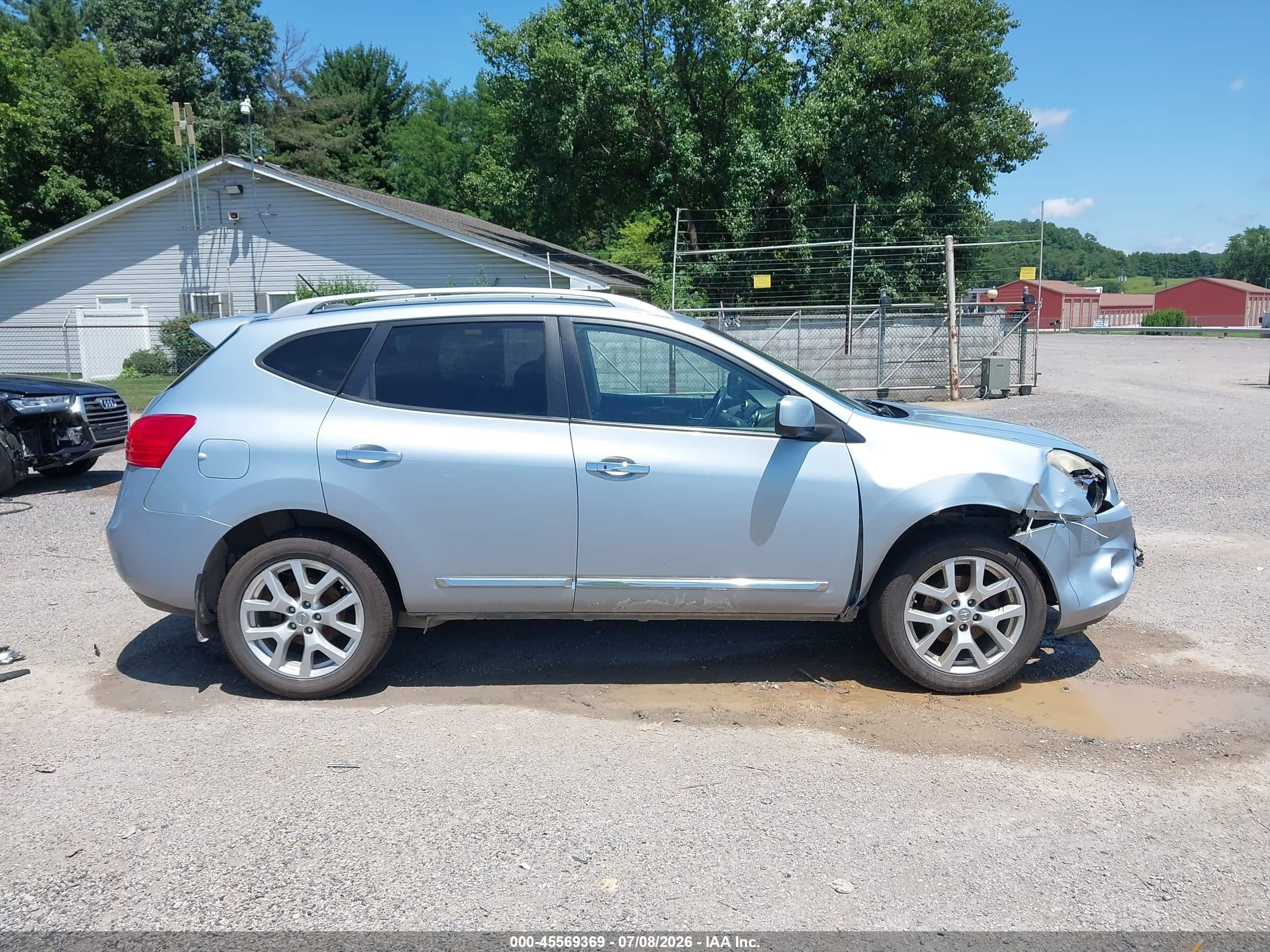 2012 Nissan Rogue Sv W/sl Pkg Silver vin: JN8AS5MV3CW366784