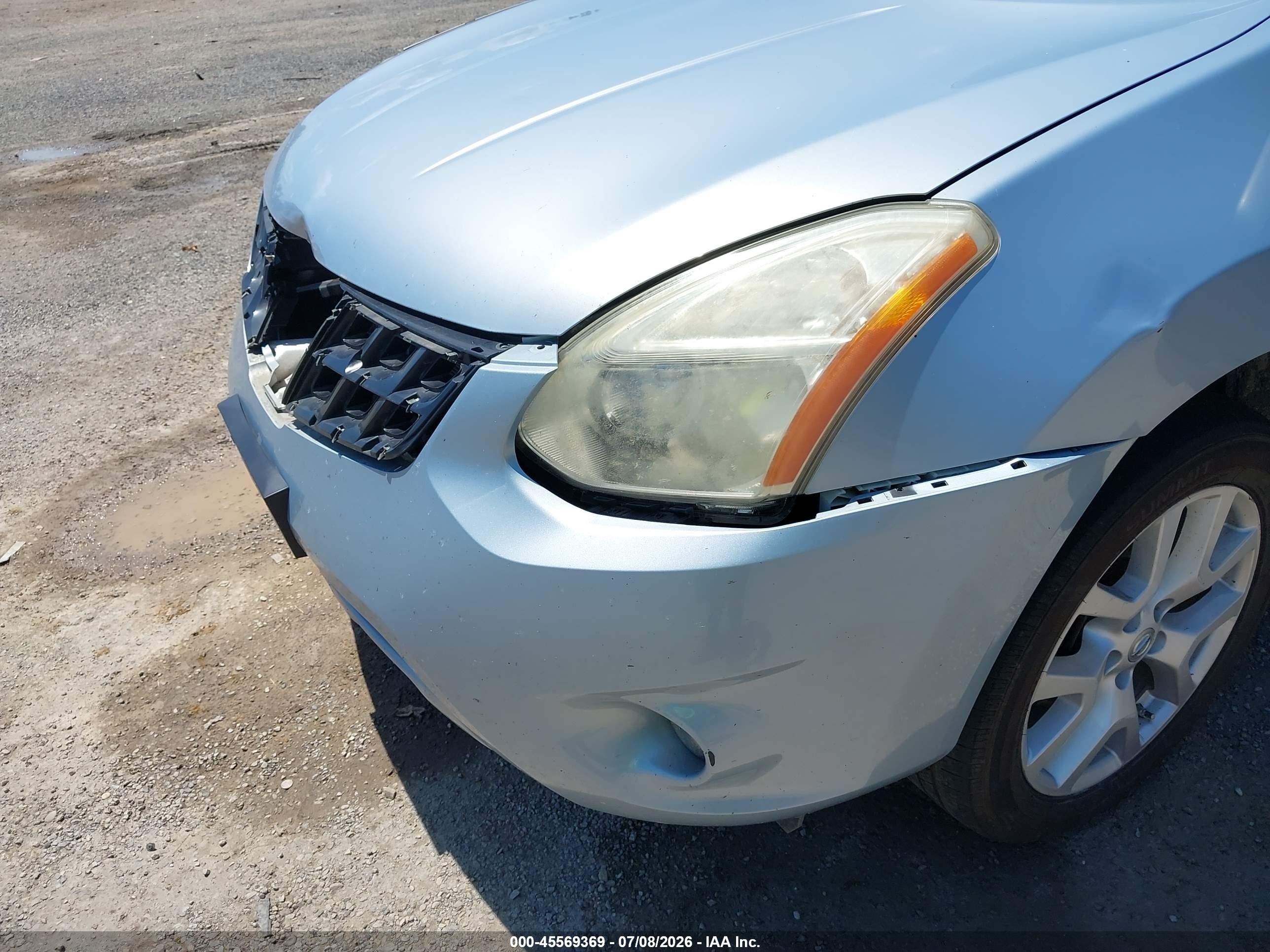 2012 Nissan Rogue Sv W/sl Pkg Silver vin: JN8AS5MV3CW366784