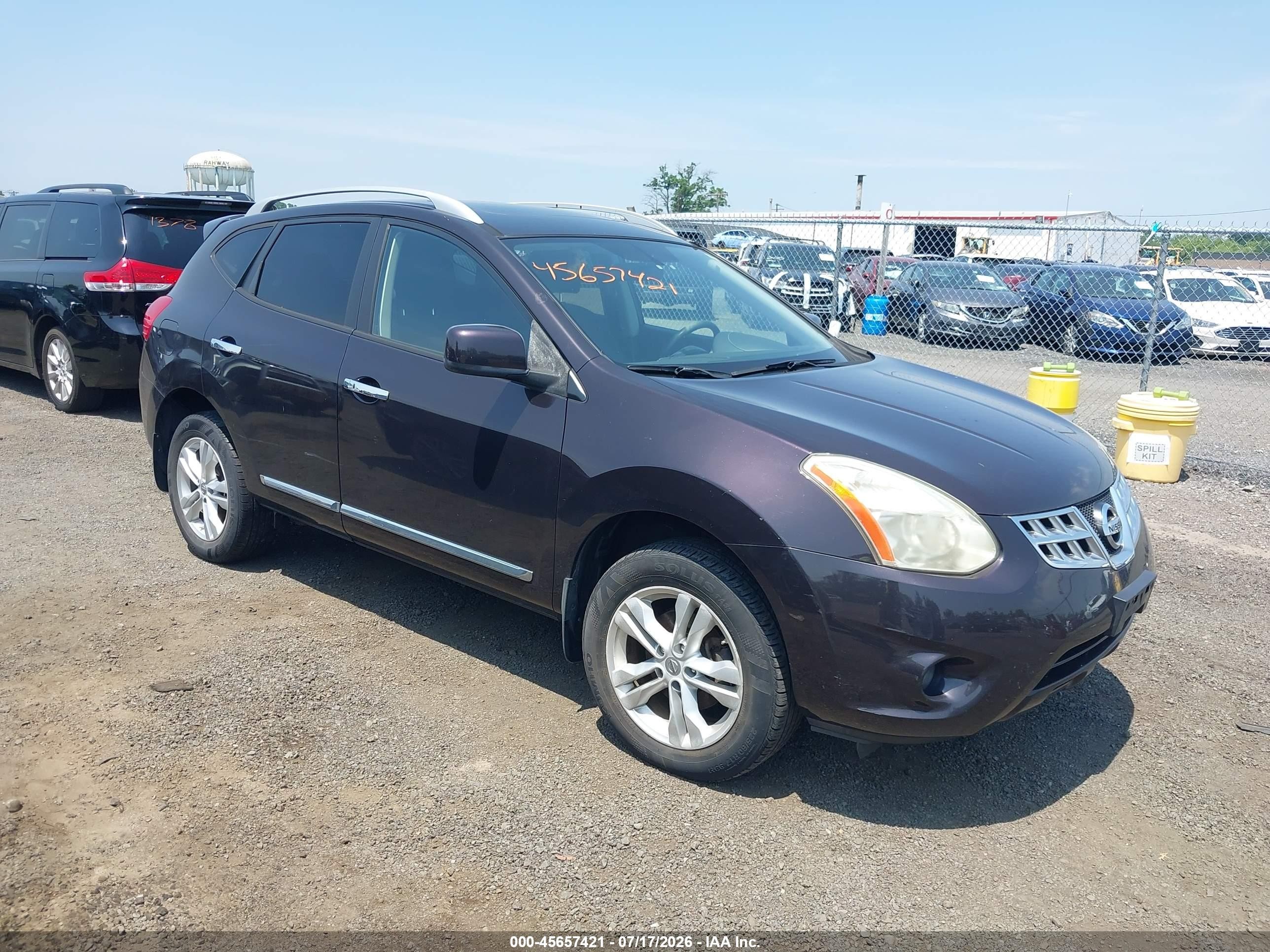 2012 Nissan Rogue Sv Фиолетовый vin: JN8AS5MV3CW372830