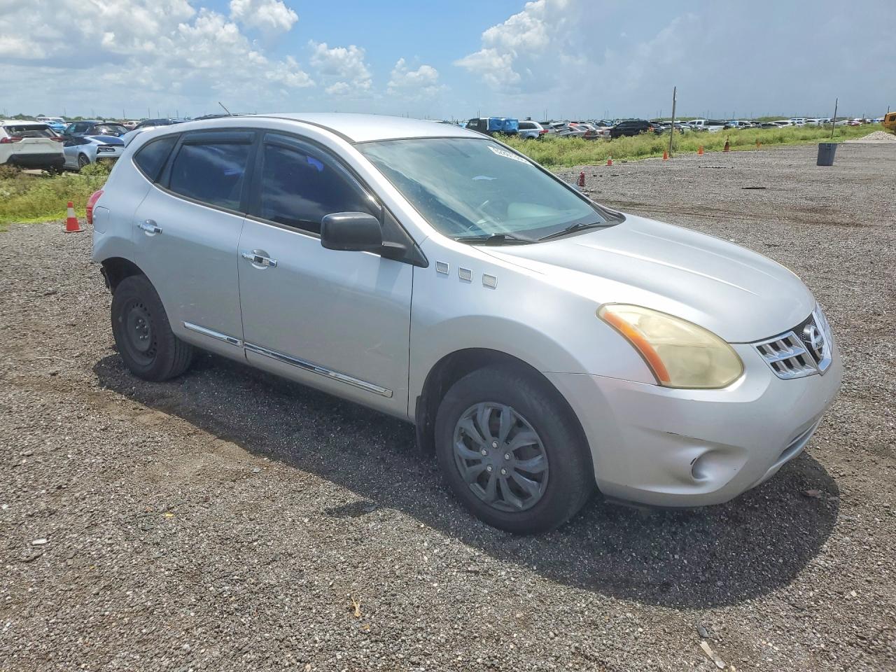 2012 Nissan Rogue S Silver vin: JN8AS5MV3CW378000