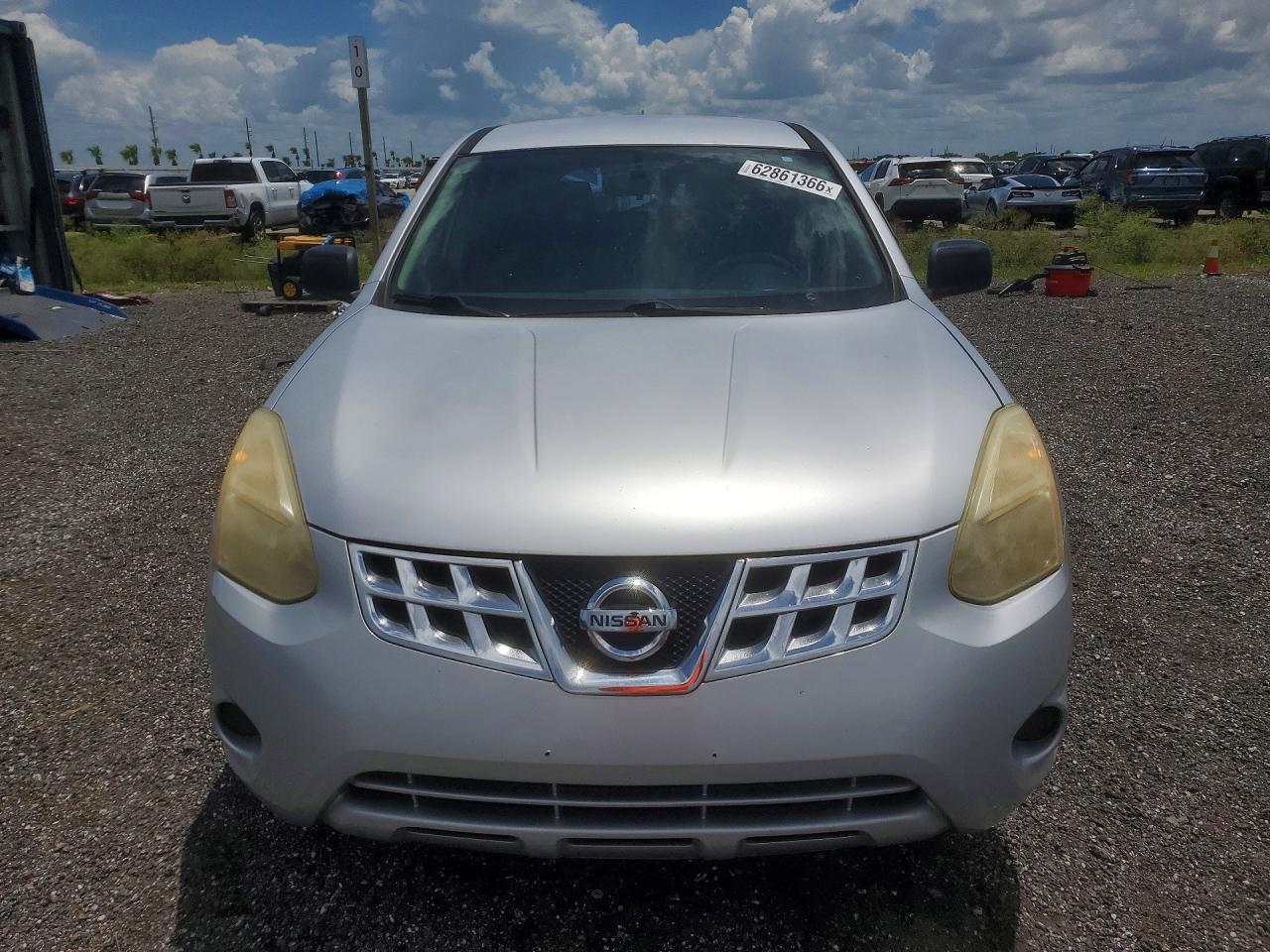 2012 Nissan Rogue S Silver vin: JN8AS5MV3CW378000
