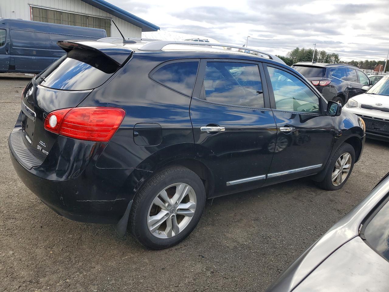 2012 Nissan Rogue S Black vin: JN8AS5MV3CW386128