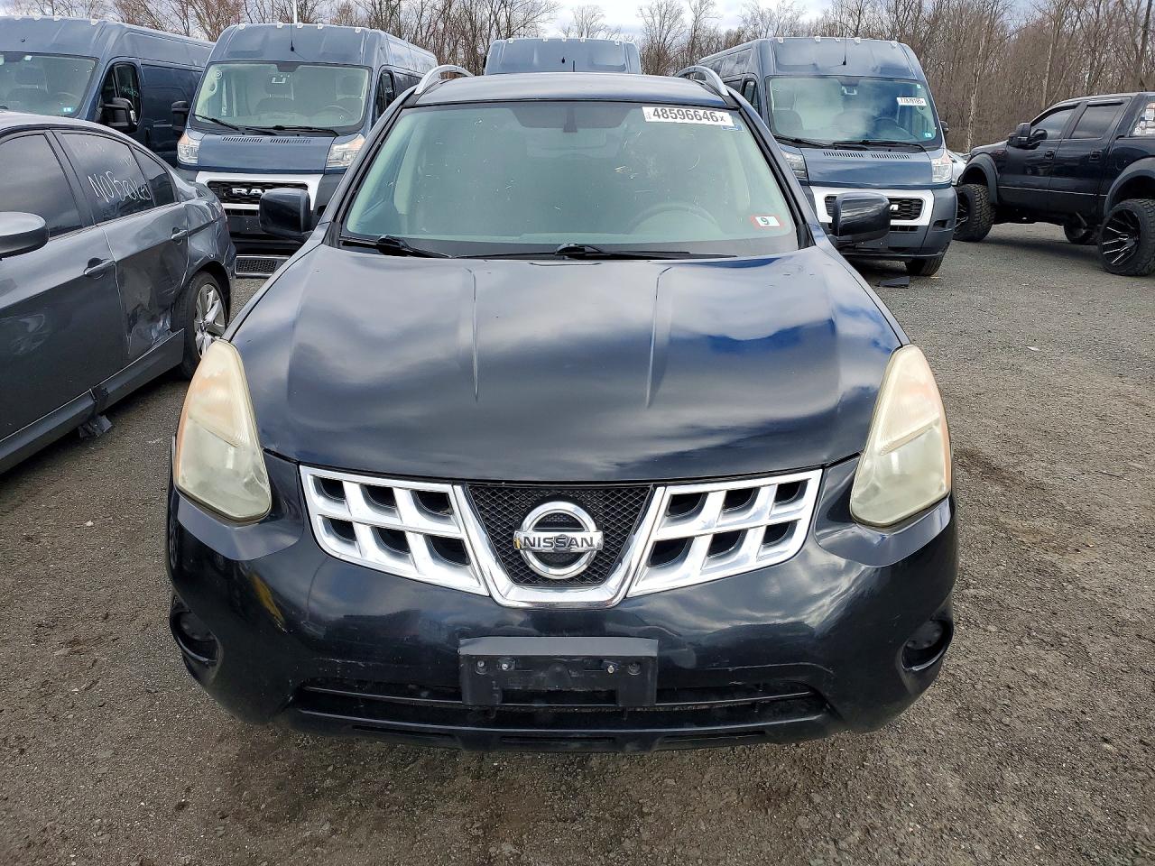 2012 Nissan Rogue S Black vin: JN8AS5MV3CW386128