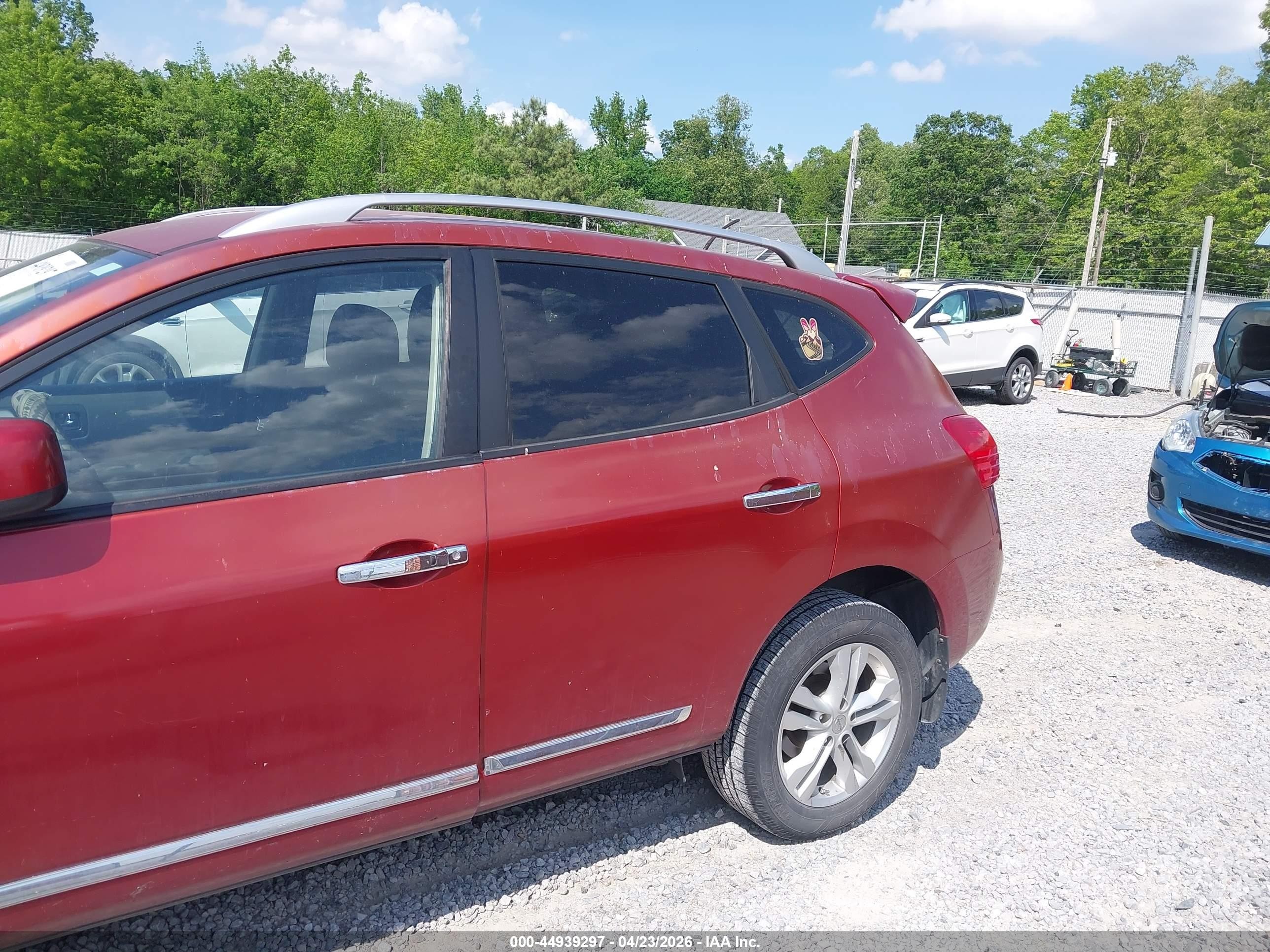 2012 Nissan Rogue Sv Red vin: JN8AS5MV3CW390163