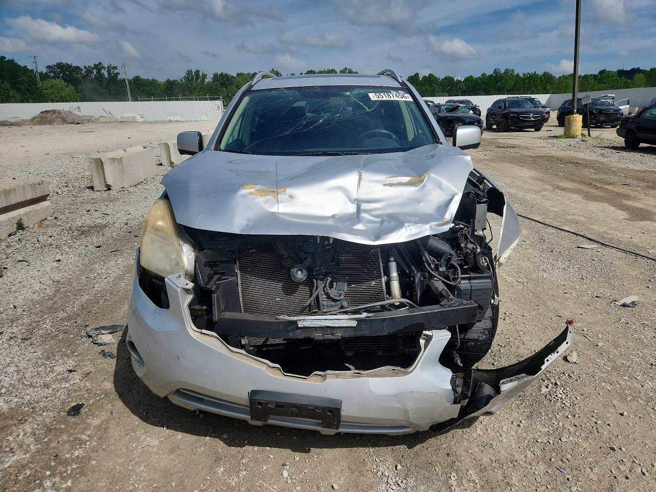 2012 Nissan Rogue S Silver vin: JN8AS5MV3CW391684