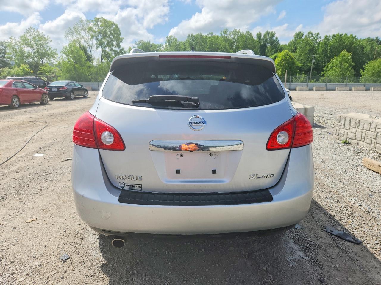 2012 Nissan Rogue S Silver vin: JN8AS5MV3CW391684