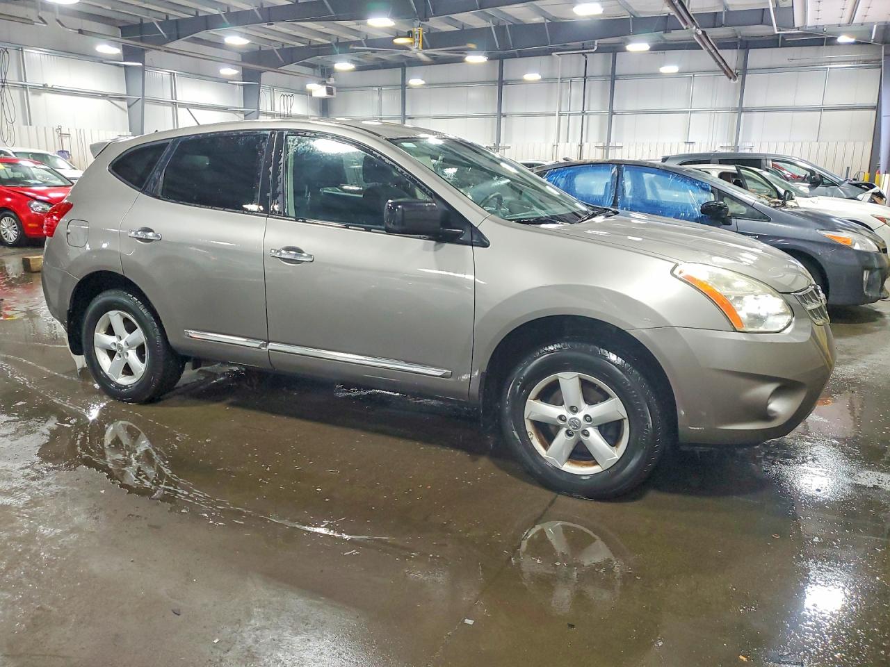 2012 Nissan Rogue S Gray vin: JN8AS5MV3CW396044