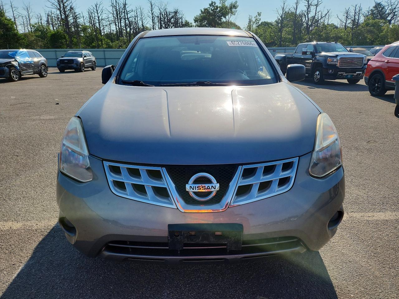 2012 Nissan Rogue S Silver vin: JN8AS5MV3CW397131