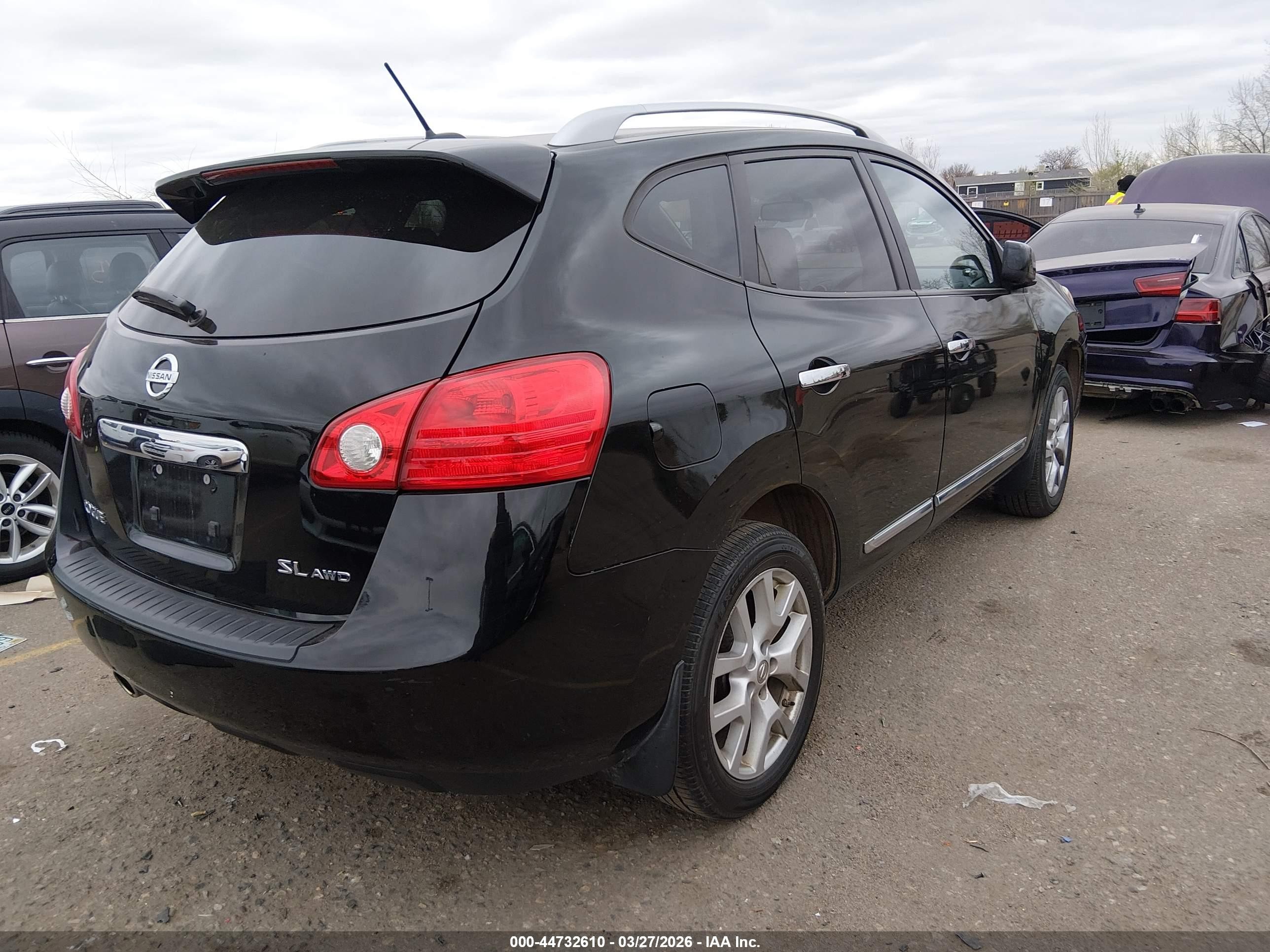 2012 Nissan Rogue Sv W/sl Pkg Black vin: JN8AS5MV3CW409164