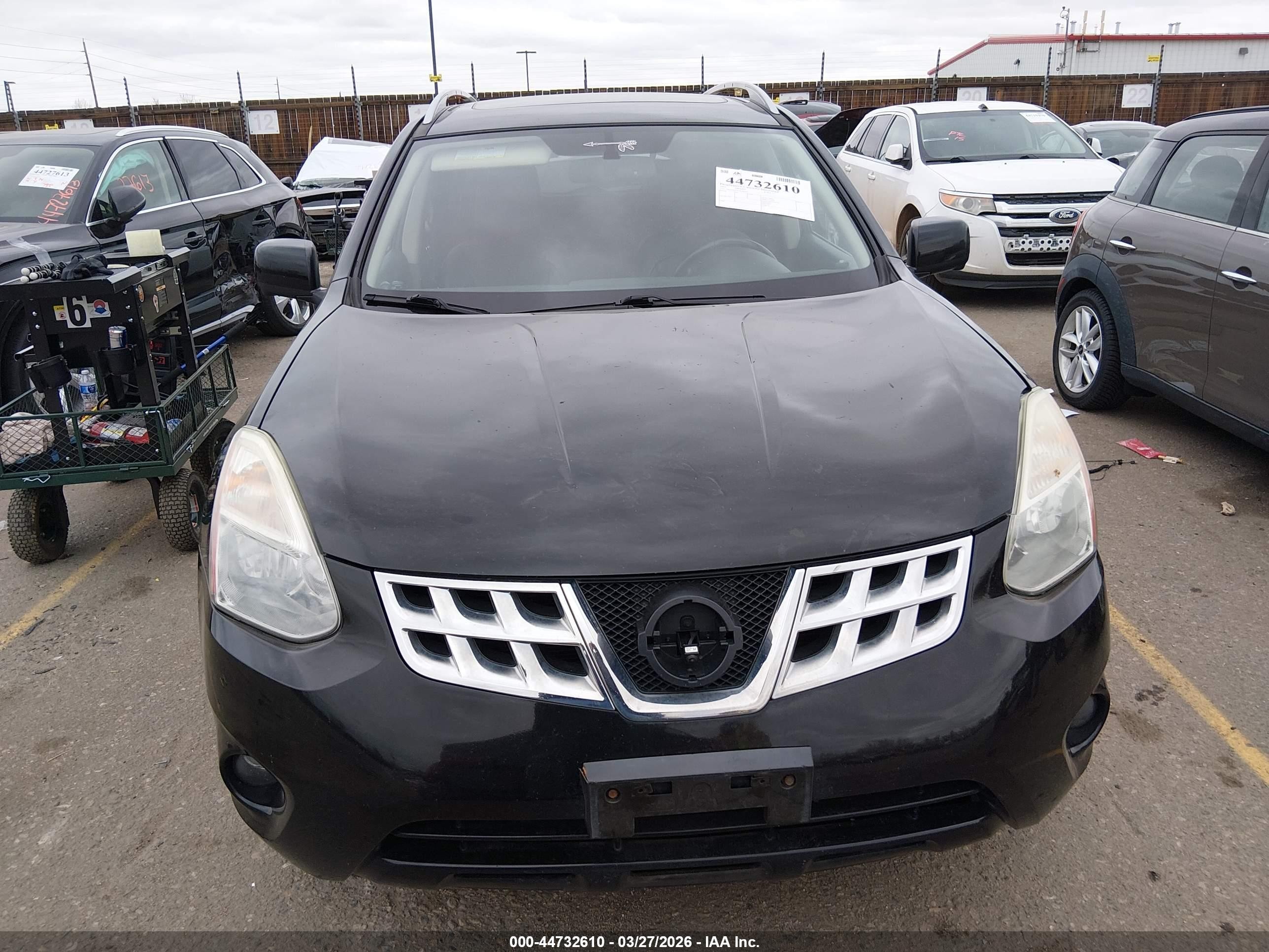 2012 Nissan Rogue Sv W/sl Pkg Black vin: JN8AS5MV3CW409164