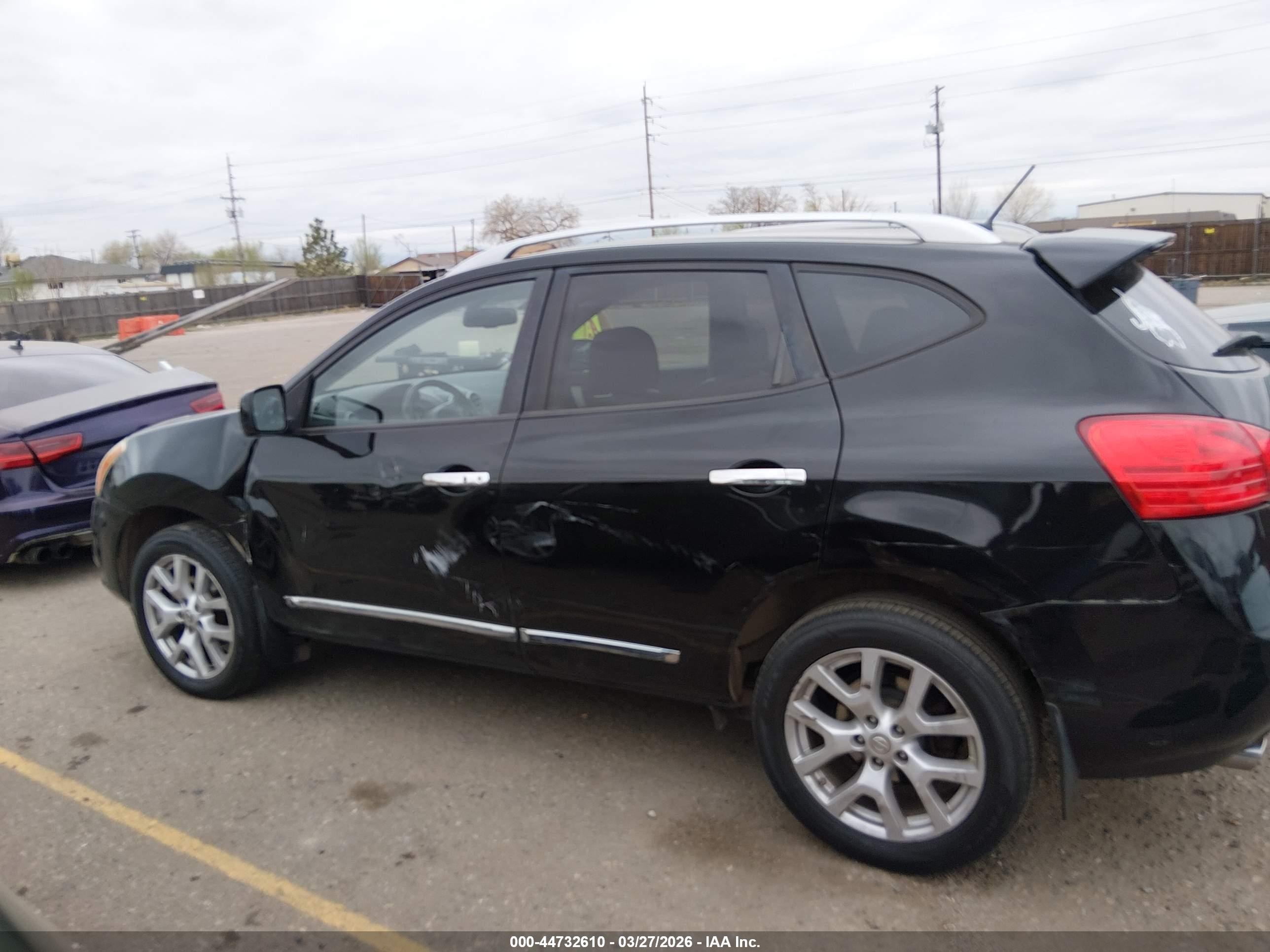 2012 Nissan Rogue Sv W/sl Pkg Black vin: JN8AS5MV3CW409164