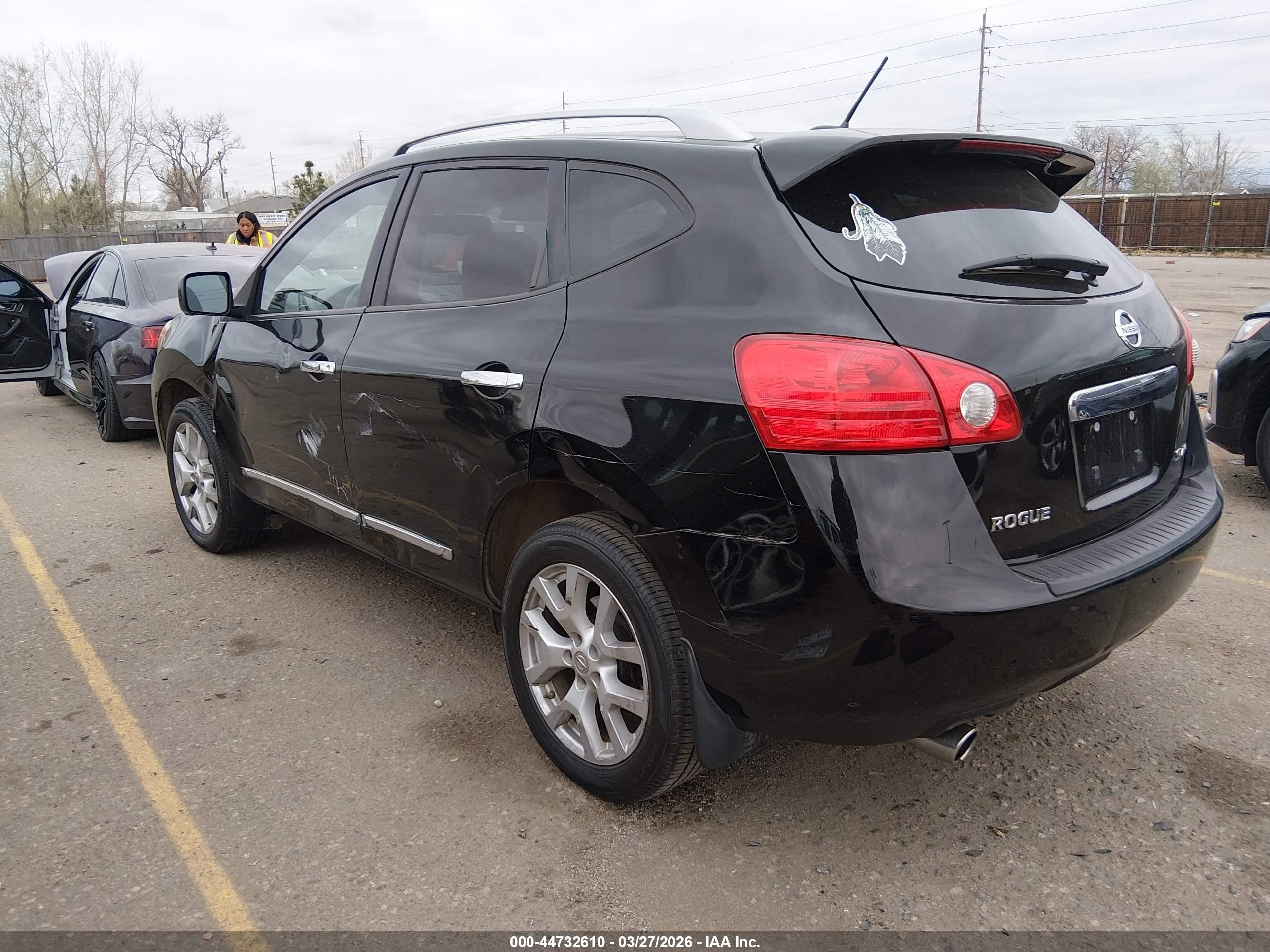 2012 Nissan Rogue Sv W/sl Pkg Black vin: JN8AS5MV3CW409164