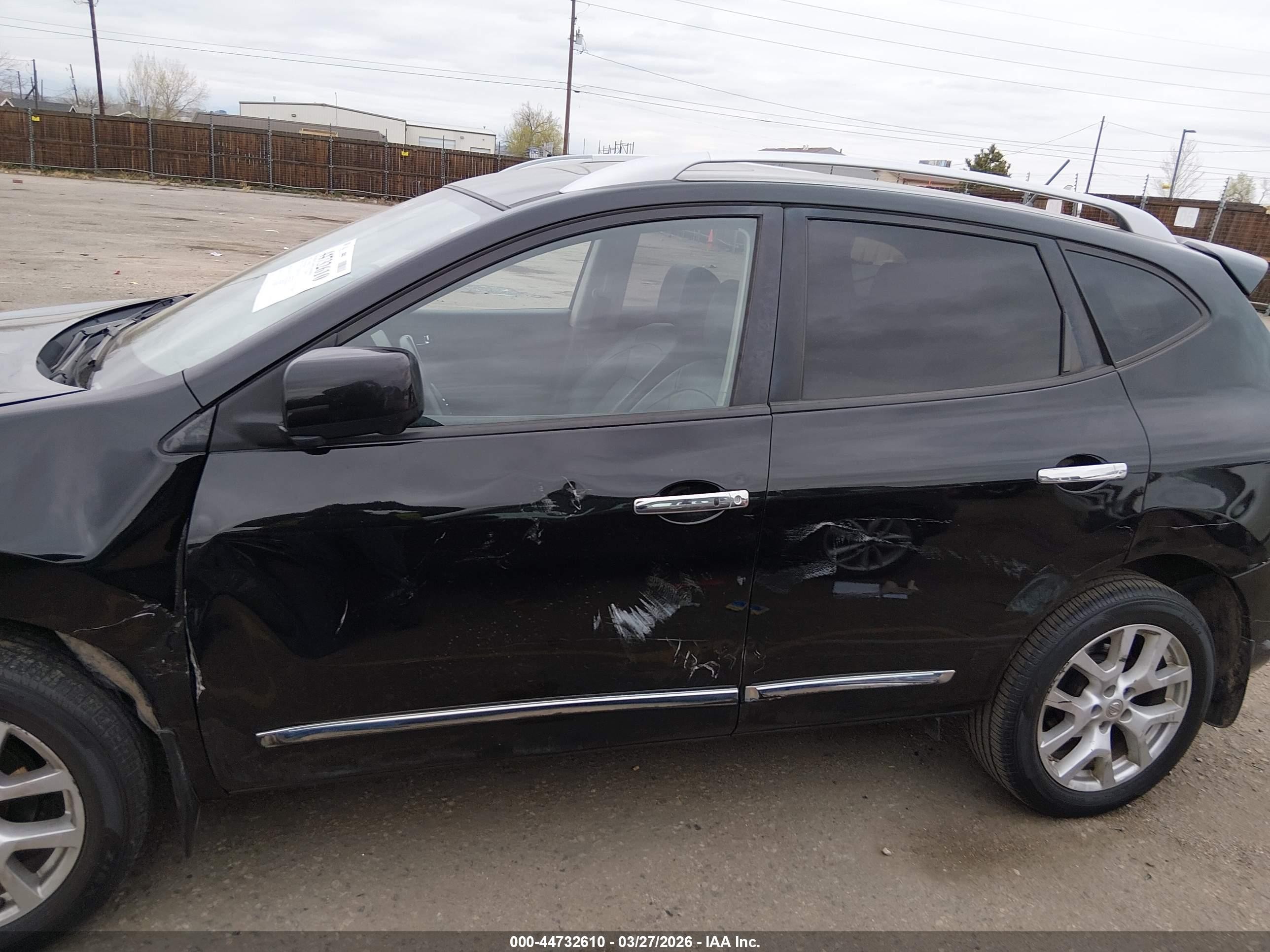 2012 Nissan Rogue Sv W/sl Pkg Black vin: JN8AS5MV3CW409164