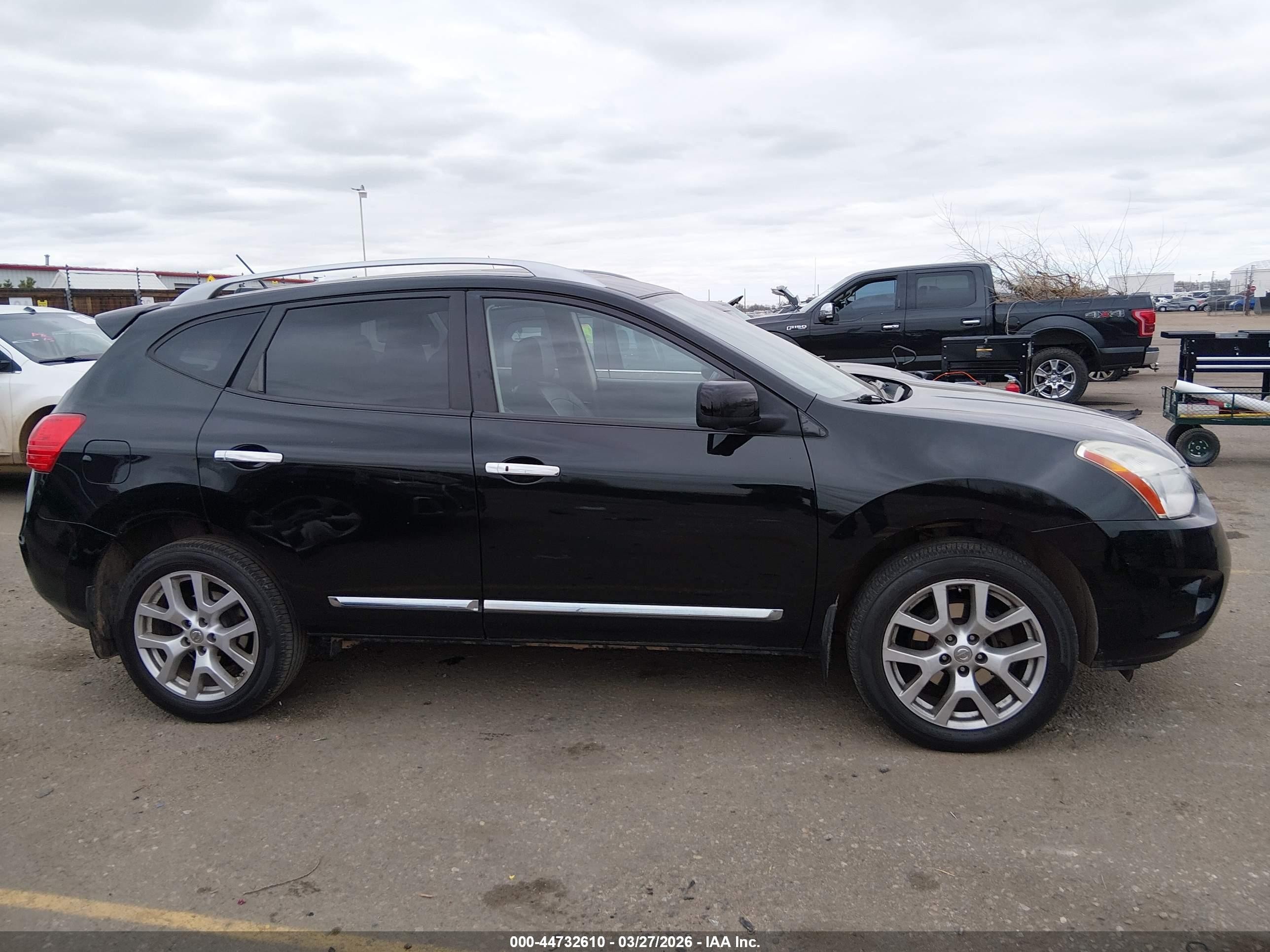 2012 Nissan Rogue Sv W/sl Pkg Black vin: JN8AS5MV3CW409164