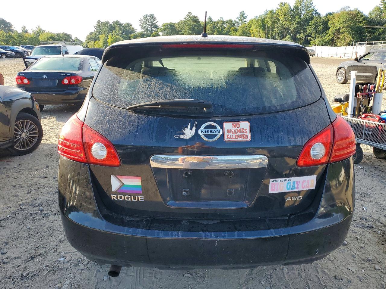 2012 Nissan Rogue S Black vin: JN8AS5MV3CW410279
