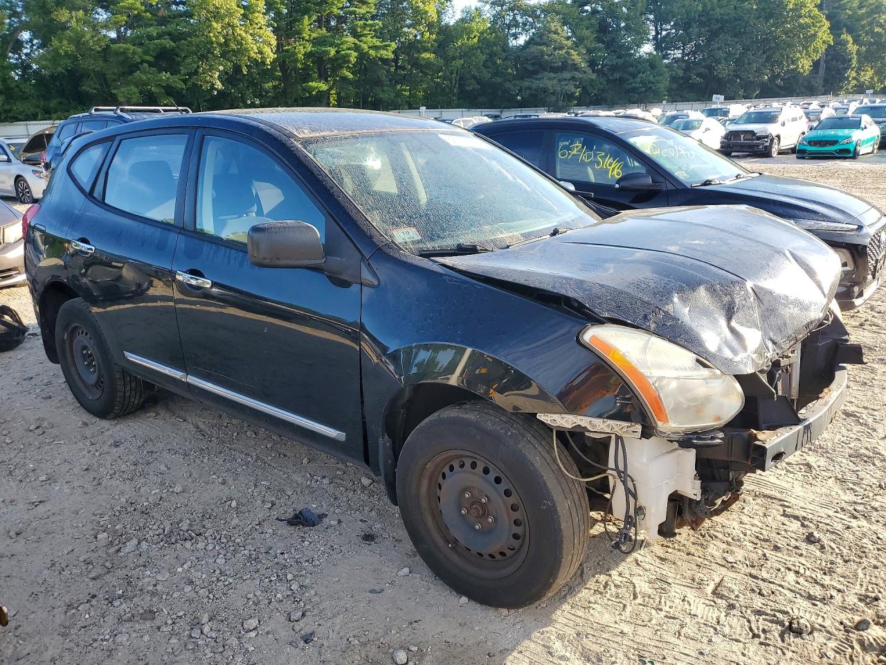 2012 Nissan Rogue S Black vin: JN8AS5MV3CW410279
