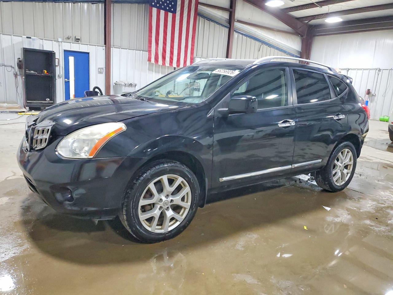 2012 Nissan Rogue S Black vin: JN8AS5MV3CW411786
