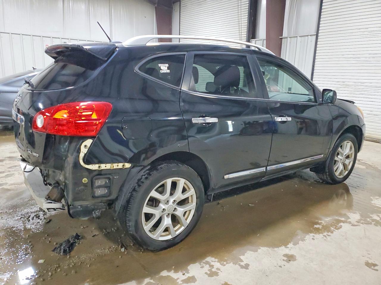 2012 Nissan Rogue S Black vin: JN8AS5MV3CW411786