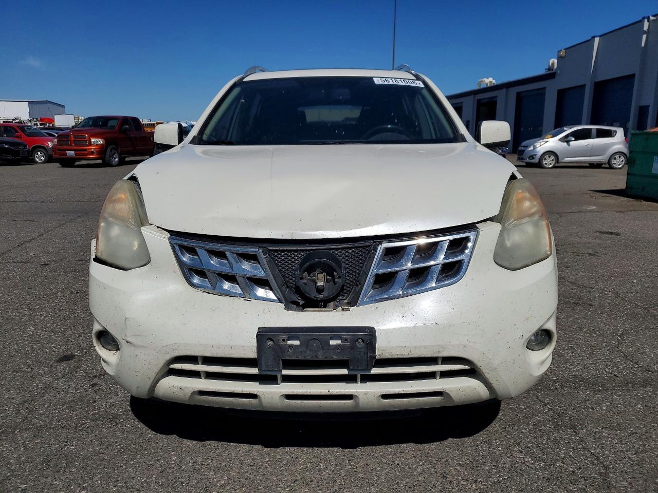 2012 Nissan Rogue S White vin: JN8AS5MV3CW411982