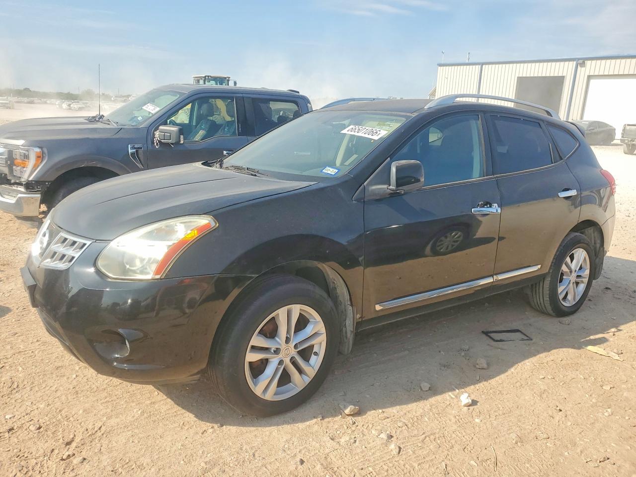 2012 Nissan Rogue S Black vin: JN8AS5MV3CW420195