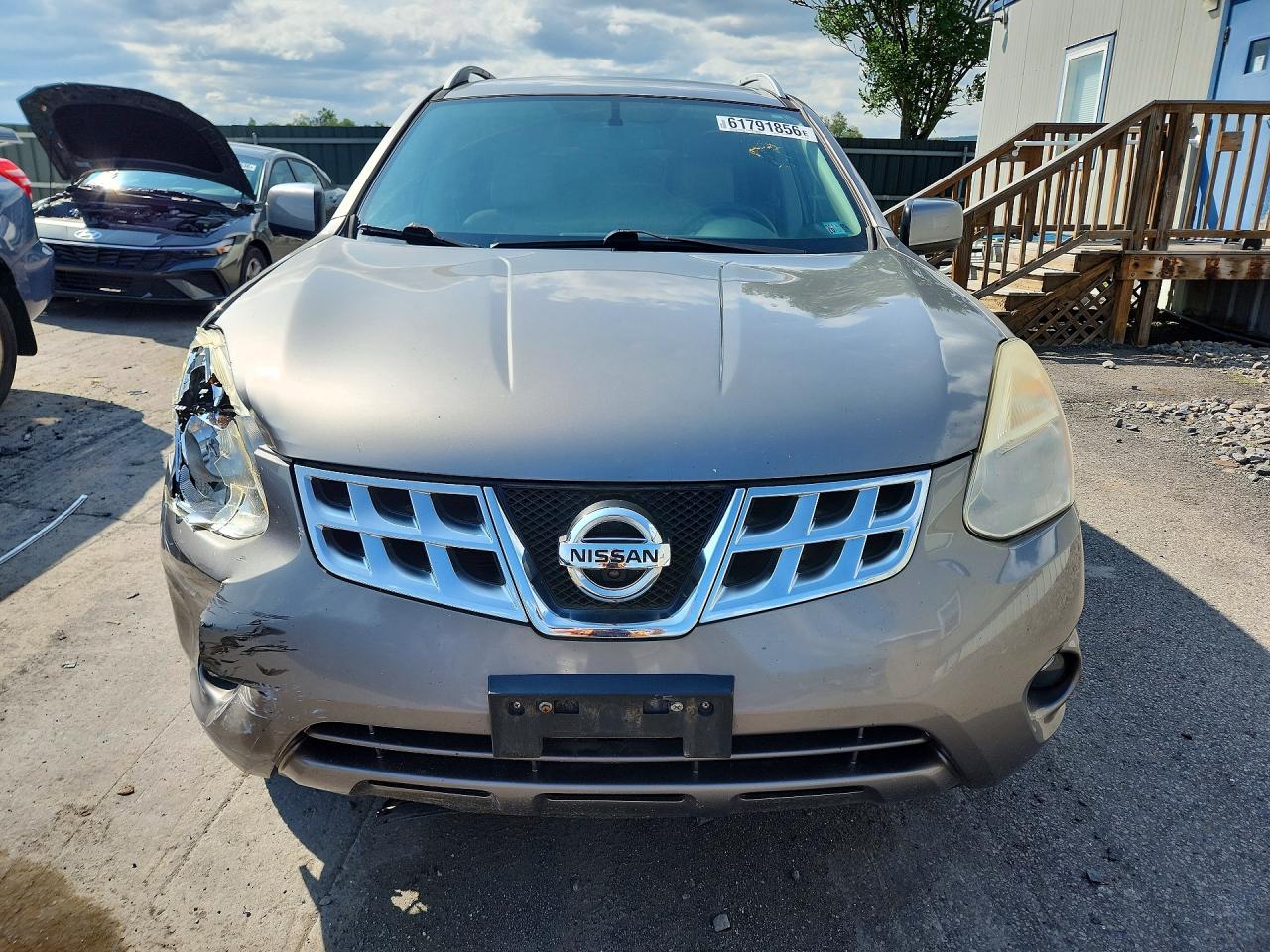 2012 Nissan Rogue S Серебряный vin: JN8AS5MV3CW420200