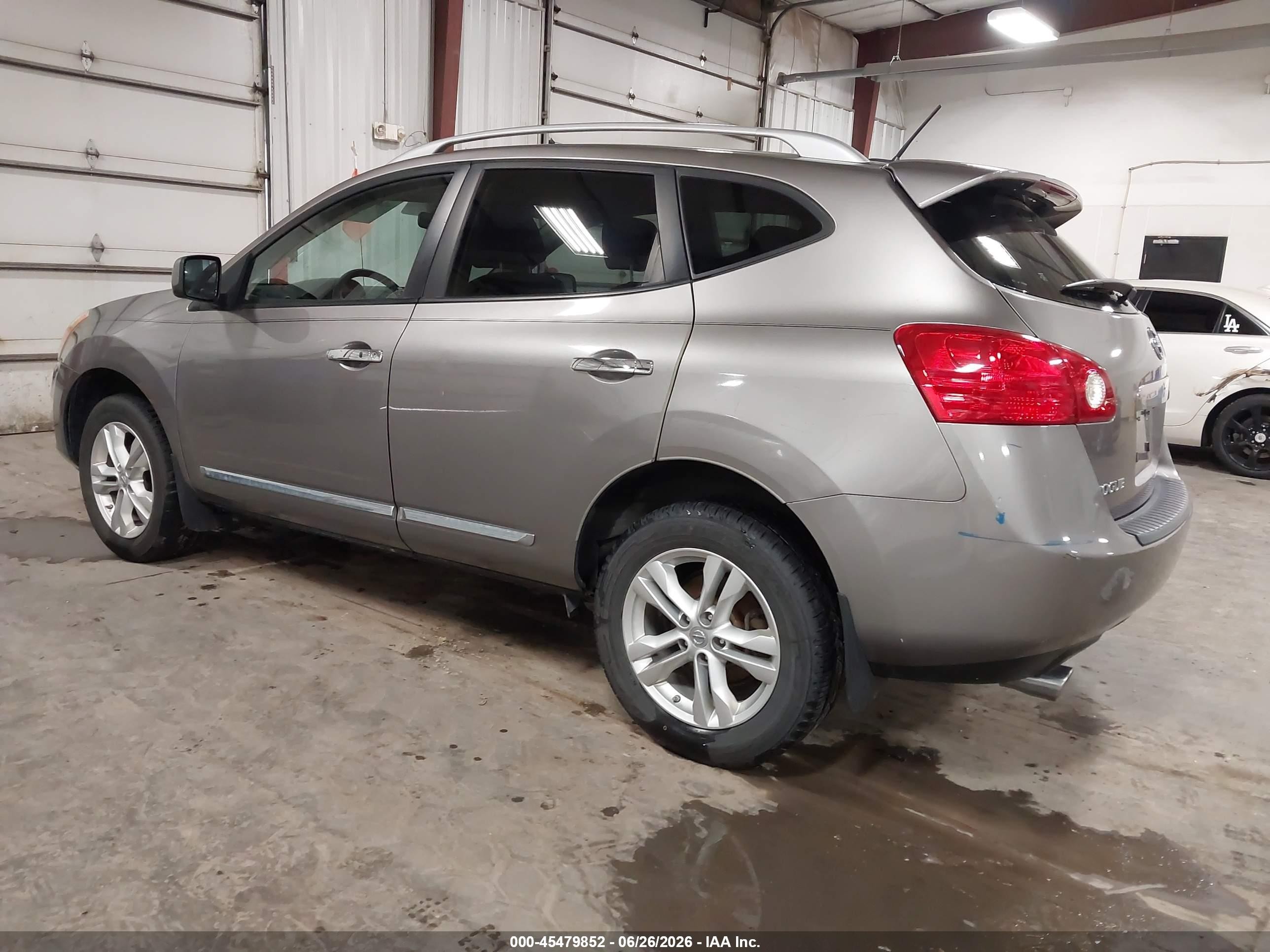 2012 Nissan Rogue Sv Gray vin: JN8AS5MV3CW701767