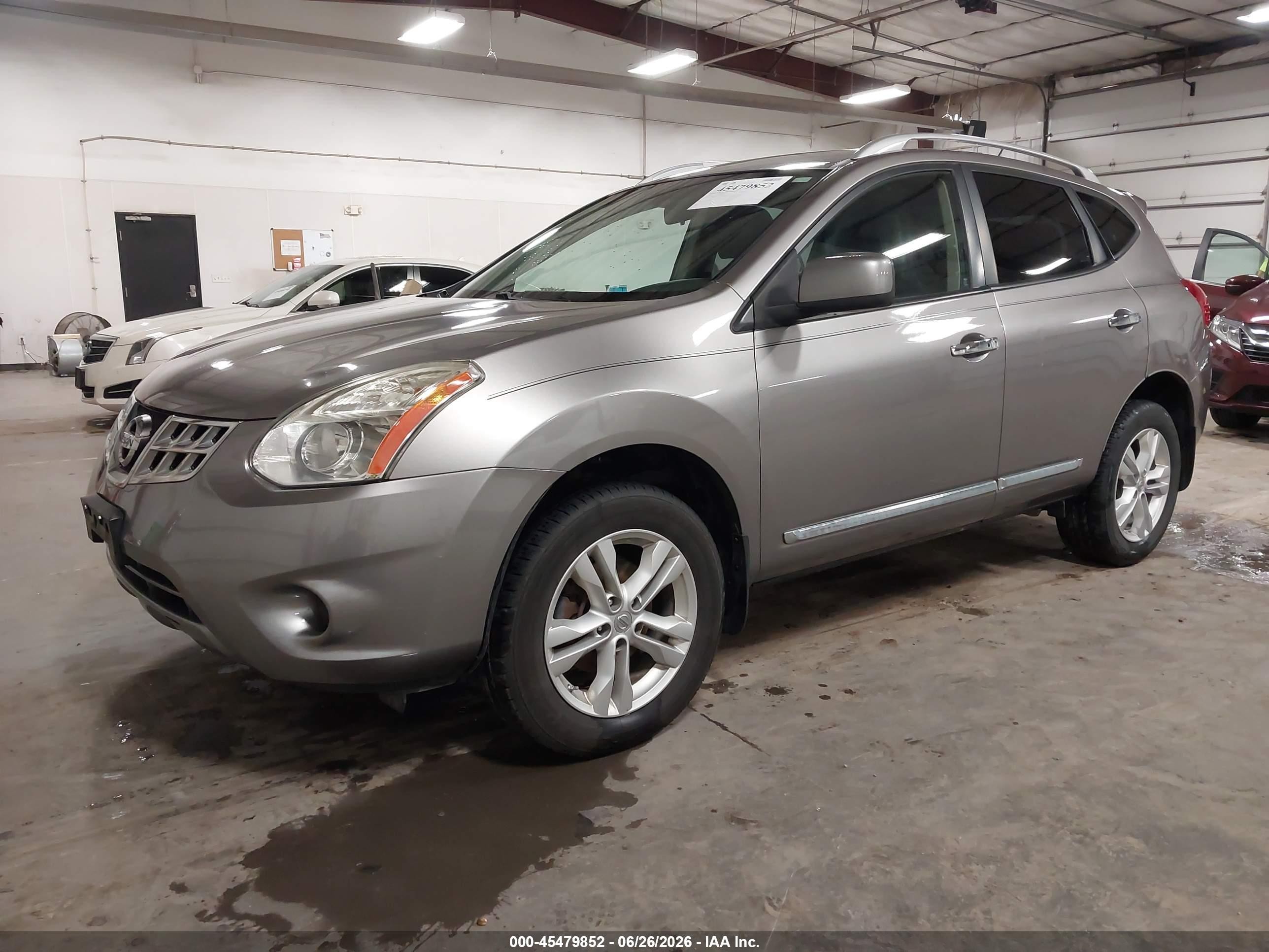 2012 Nissan Rogue Sv Gray vin: JN8AS5MV3CW701767