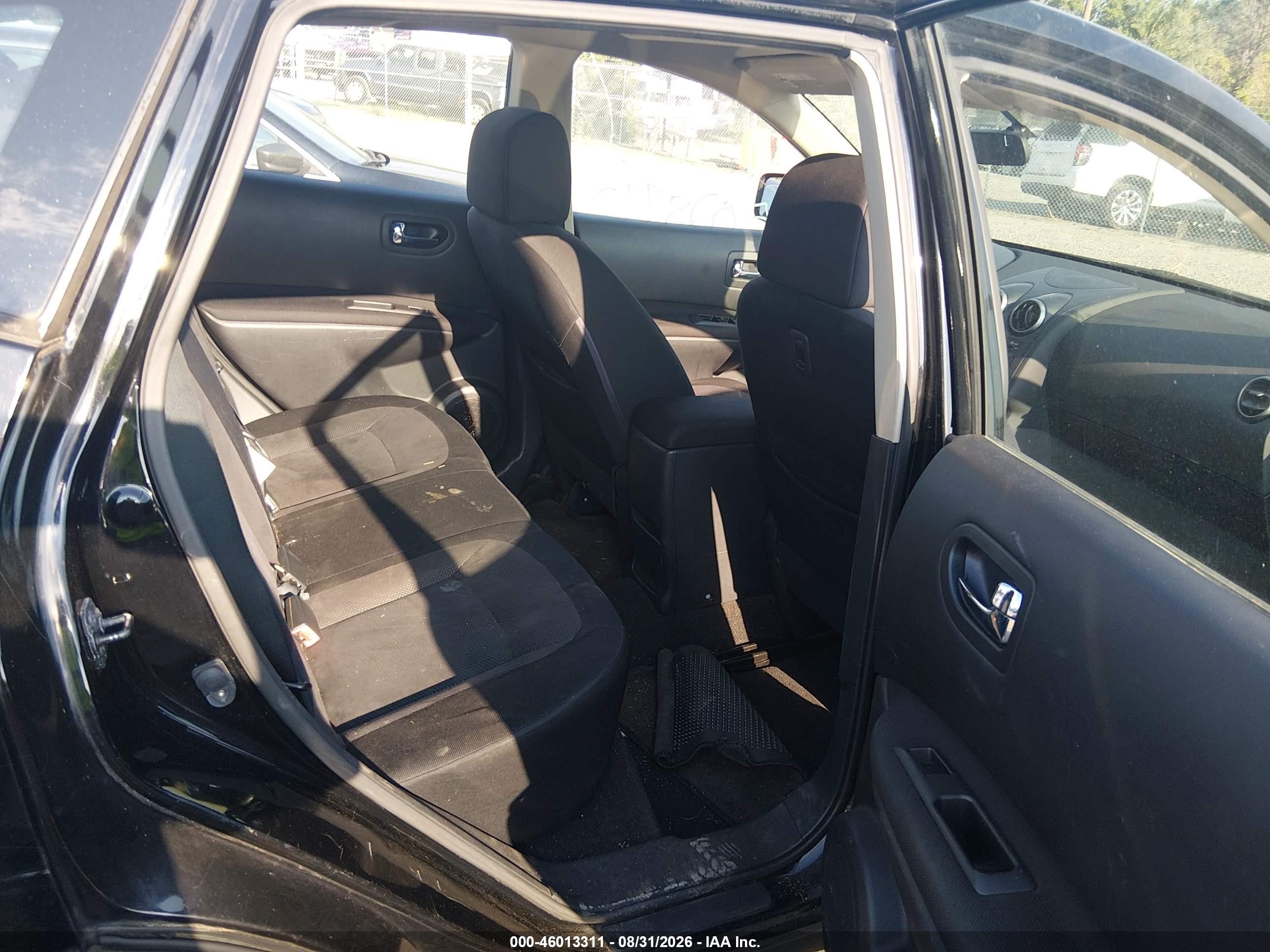 2012 Nissan Rogue S Black vin: JN8AS5MV3CW702062