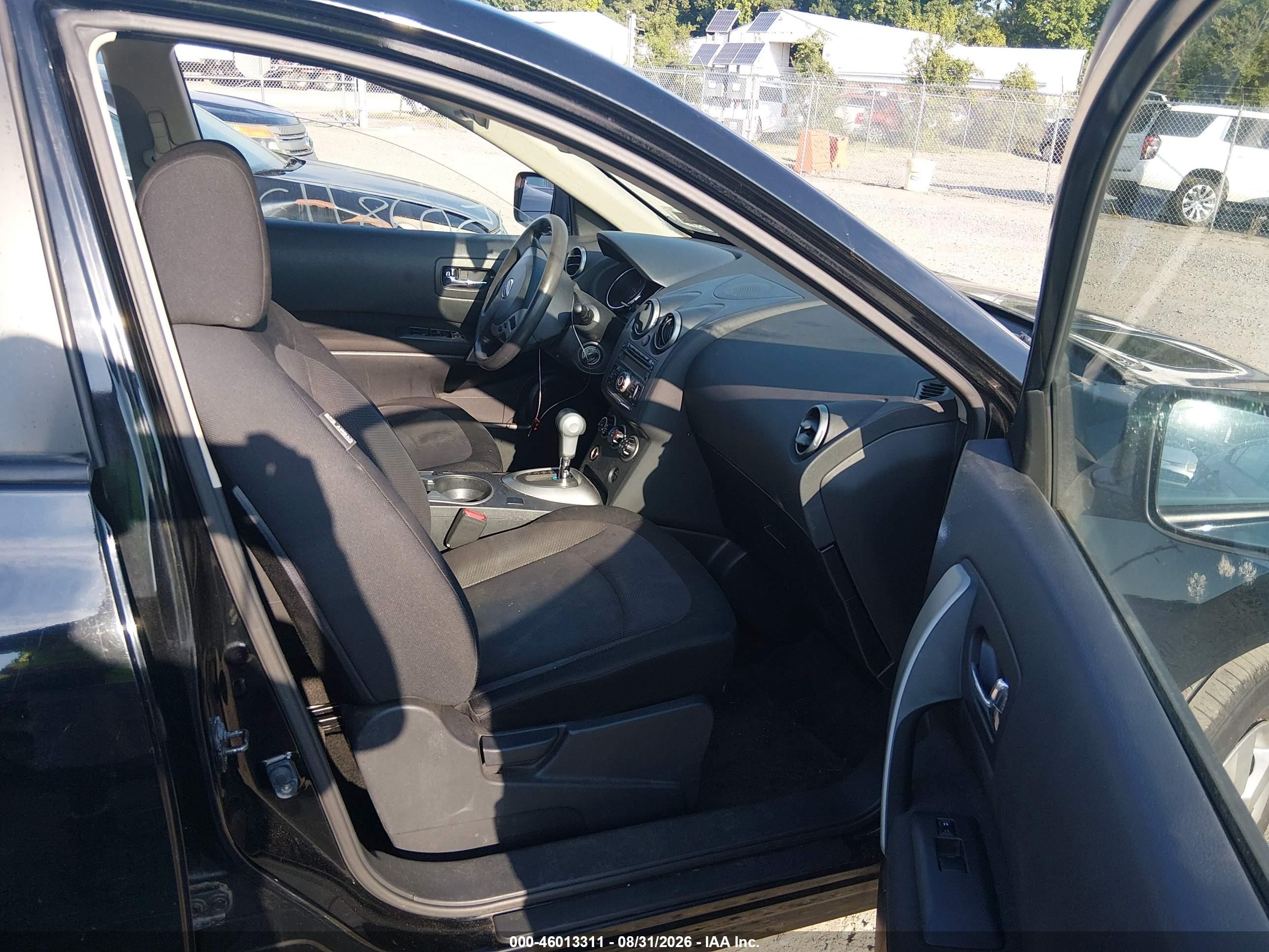 2012 Nissan Rogue S Black vin: JN8AS5MV3CW702062