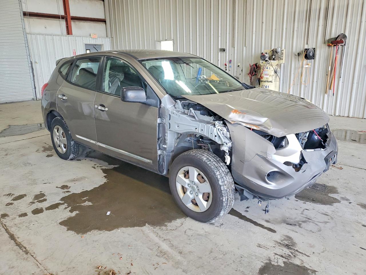 2012 Nissan Rogue S Gray vin: JN8AS5MV3CW704278