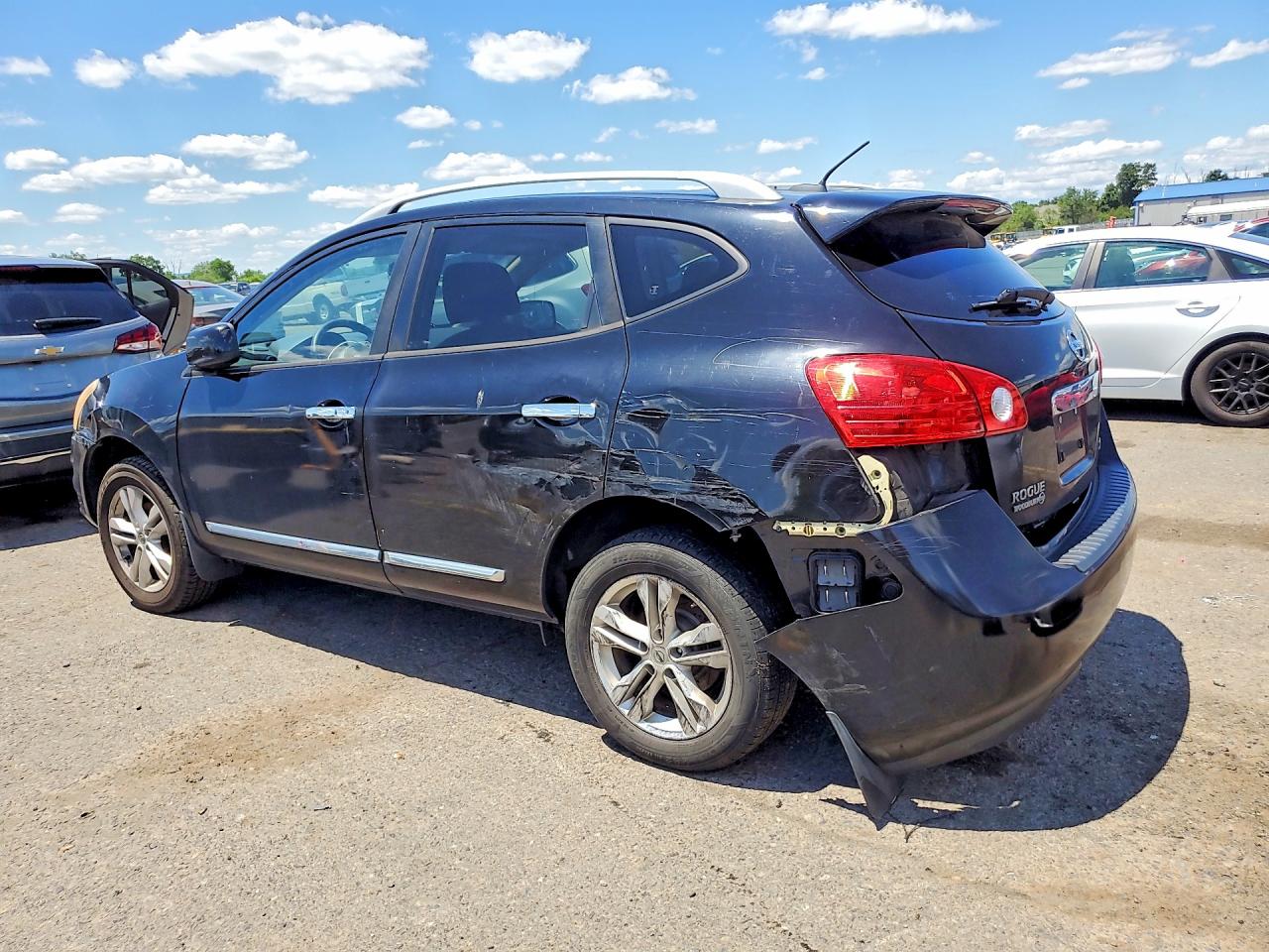 2012 Nissan Rogue S Black vin: JN8AS5MV3CW705415