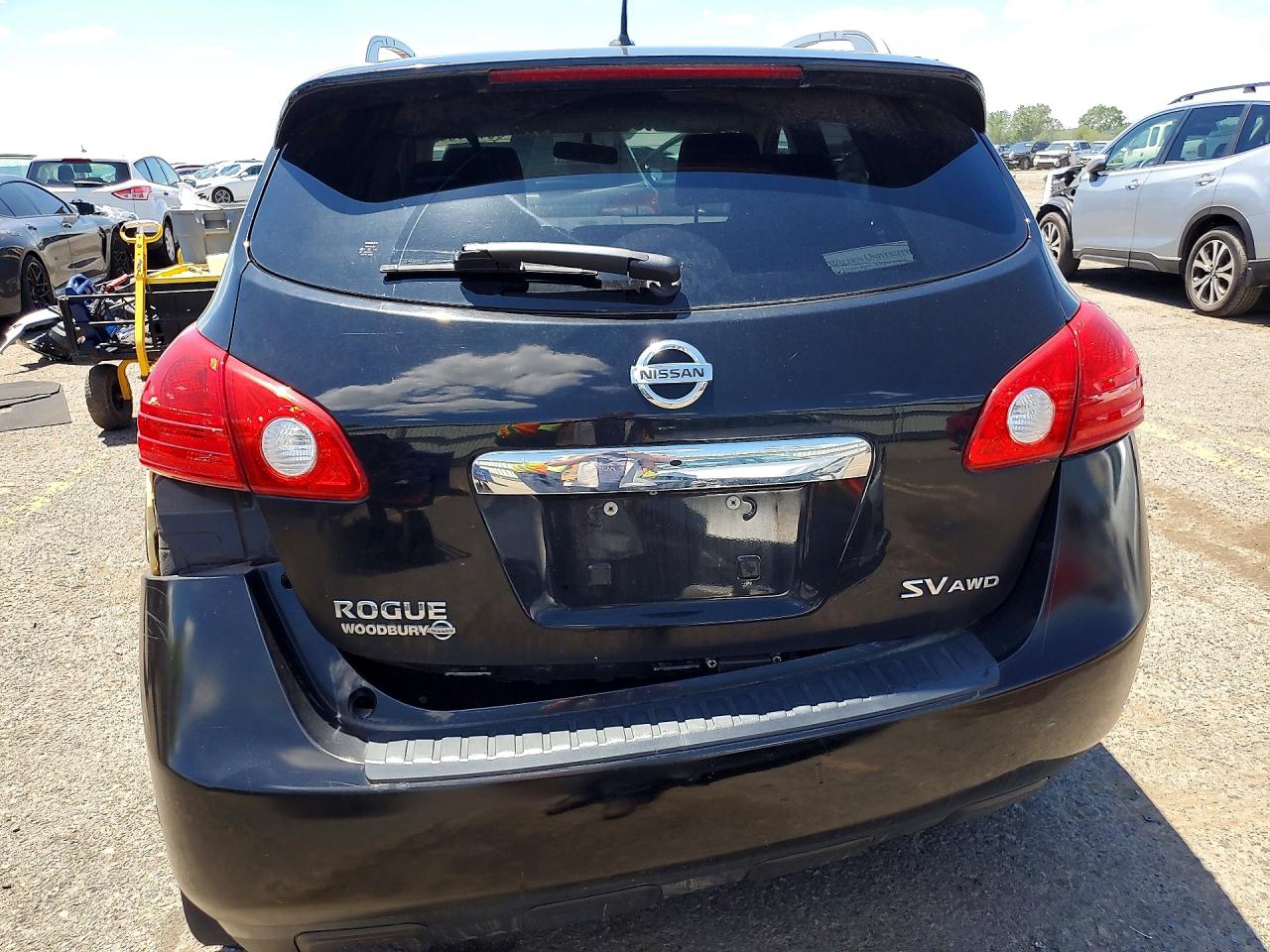 2012 Nissan Rogue S Black vin: JN8AS5MV3CW705415
