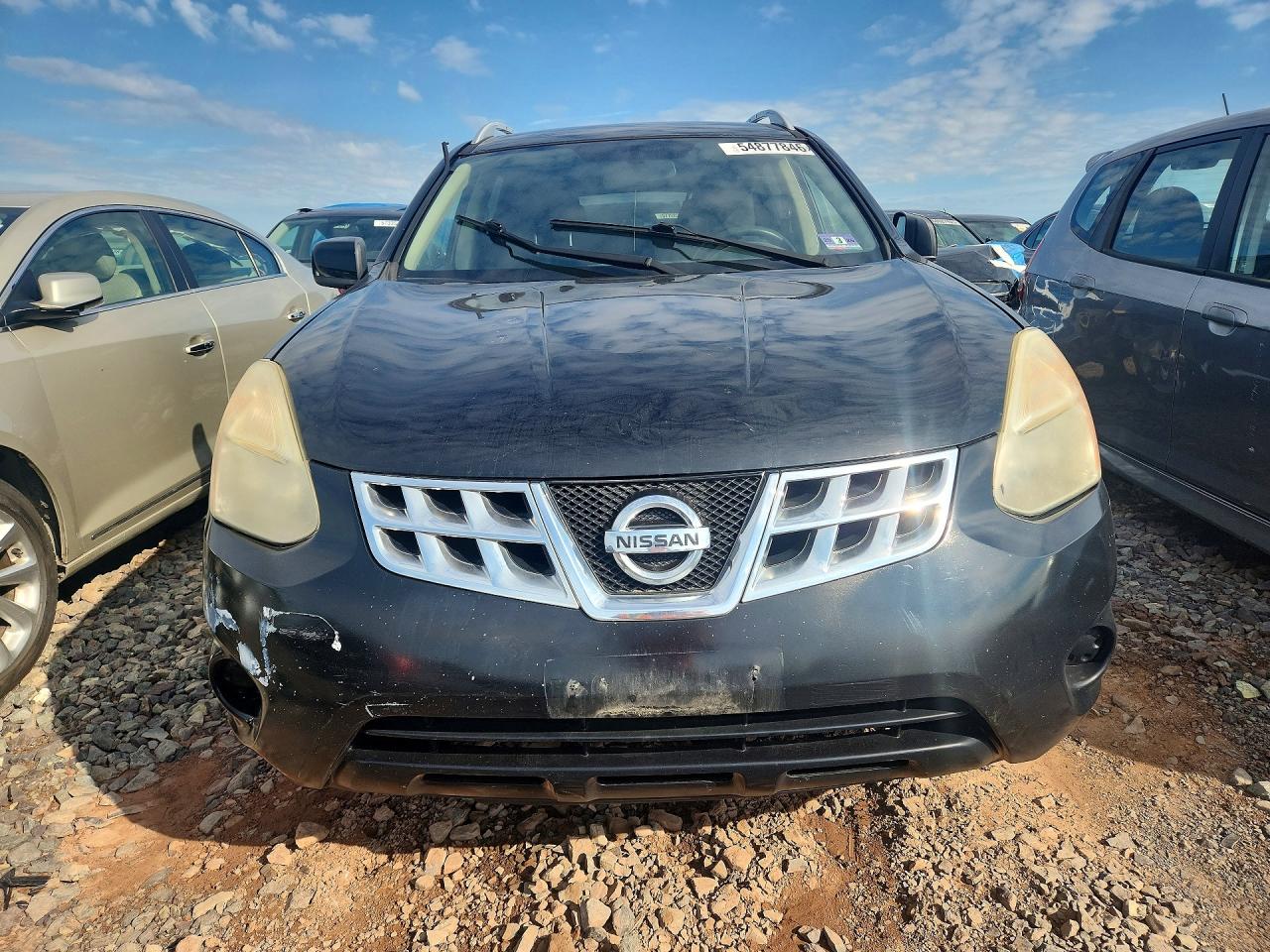 2012 Nissan Rogue S Black vin: JN8AS5MV3CW705415