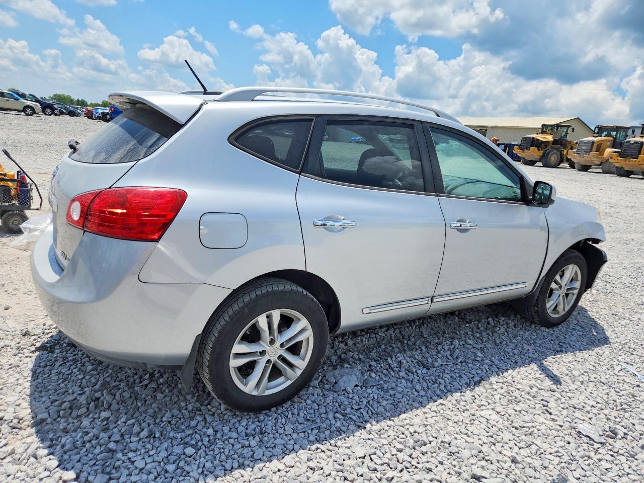 2012 Nissan Rogue S Silver vin: JN8AS5MV3CW709707