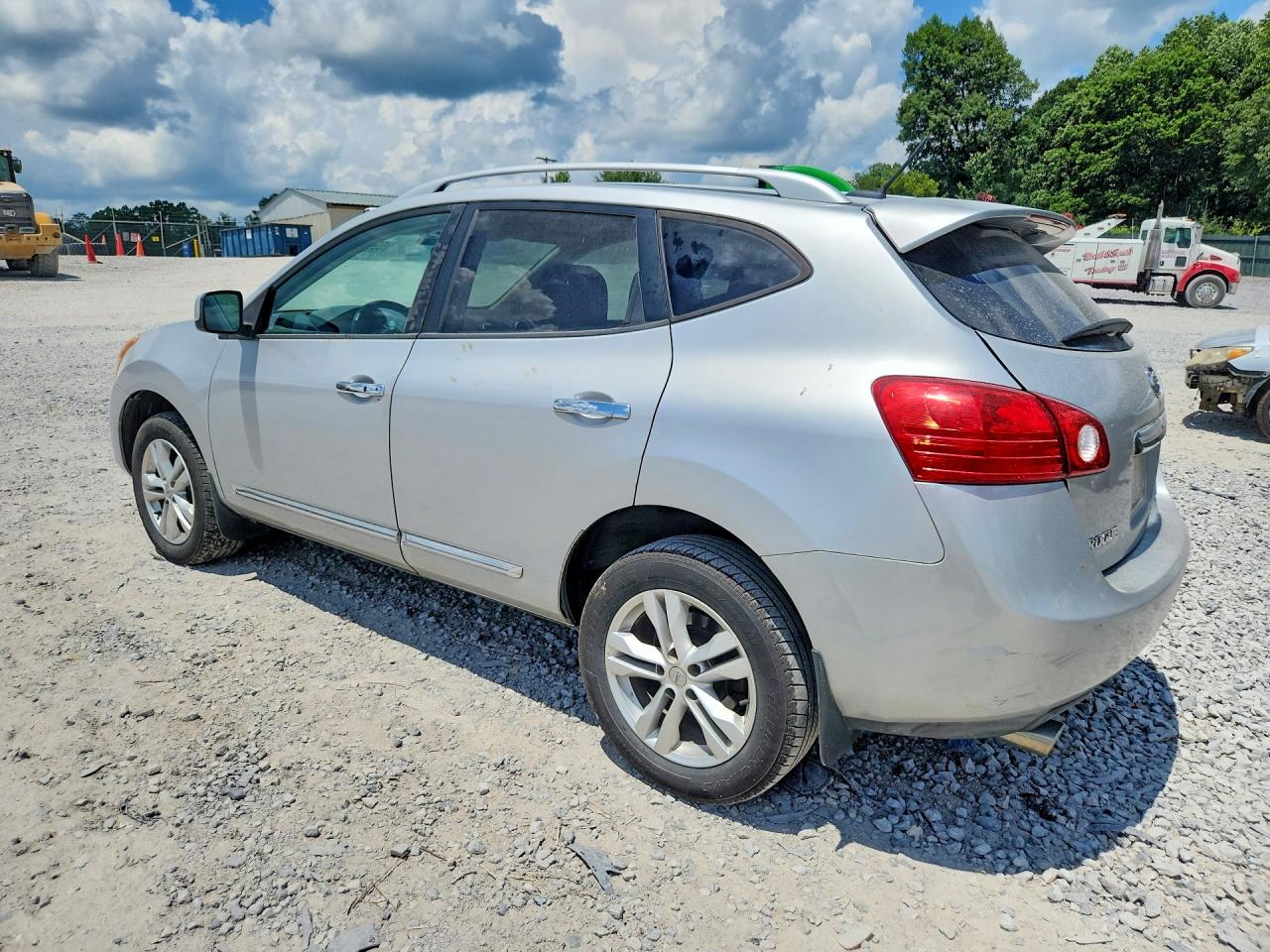 2012 Nissan Rogue S Silver vin: JN8AS5MV3CW709707