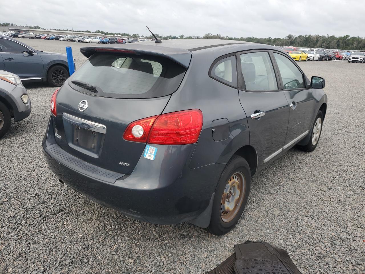 2012 Nissan Rogue S Green vin: JN8AS5MV3CW711344