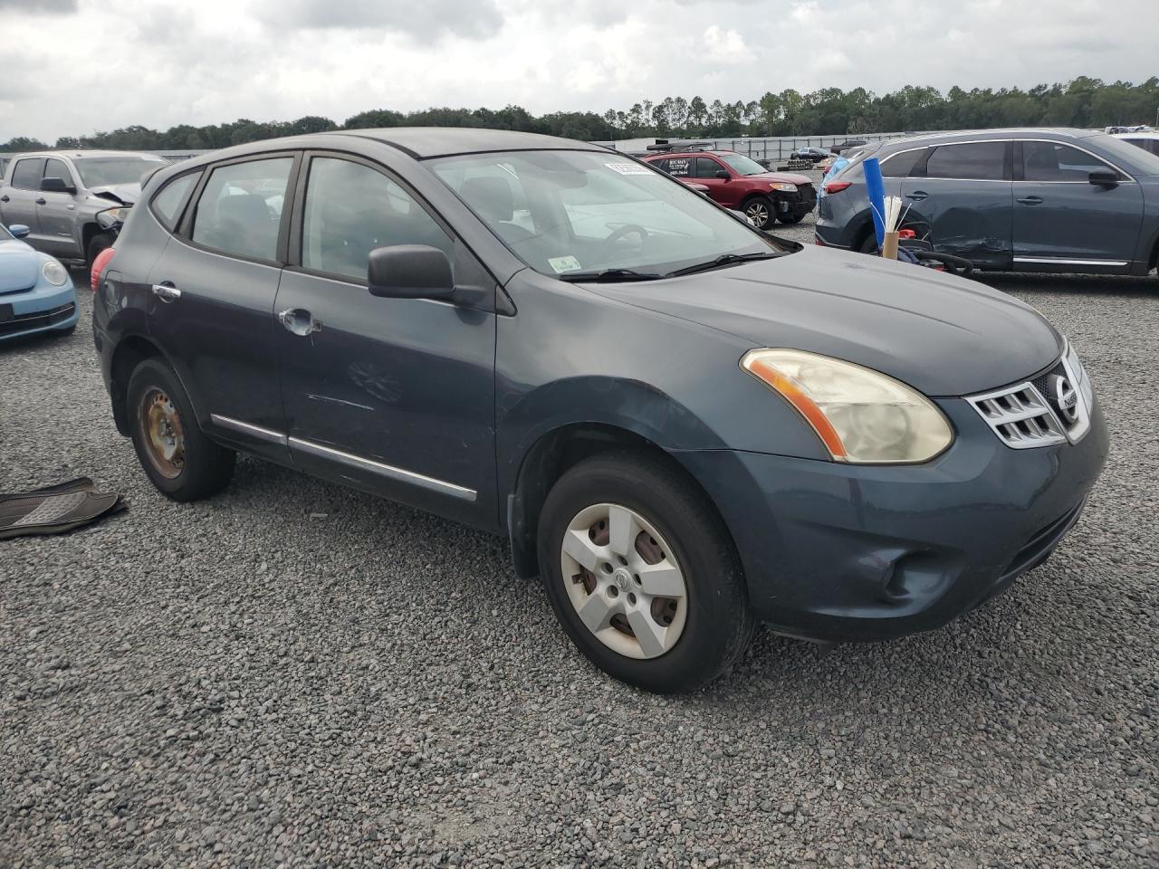 2012 Nissan Rogue S Green vin: JN8AS5MV3CW711344