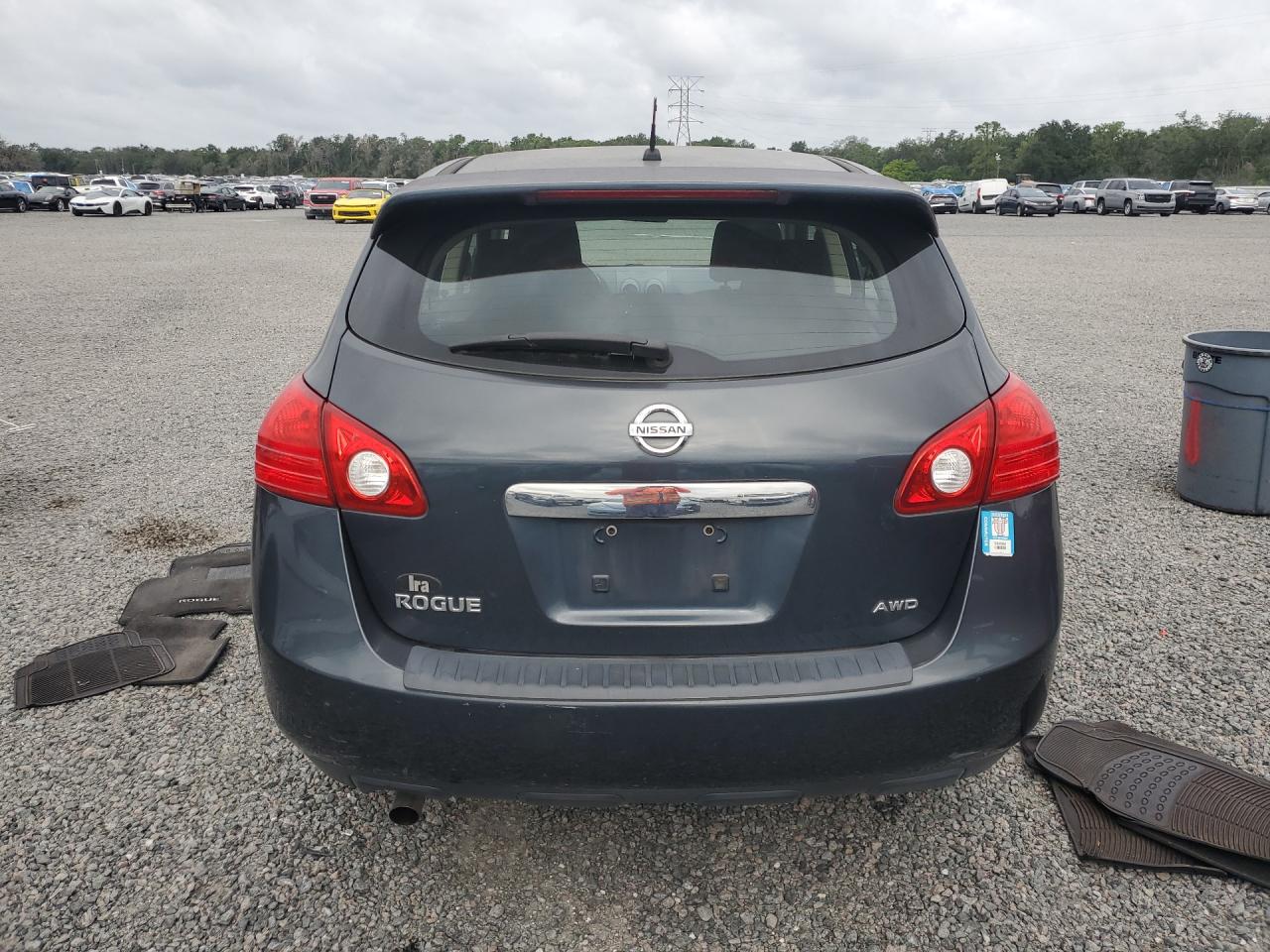 2012 Nissan Rogue S Green vin: JN8AS5MV3CW711344