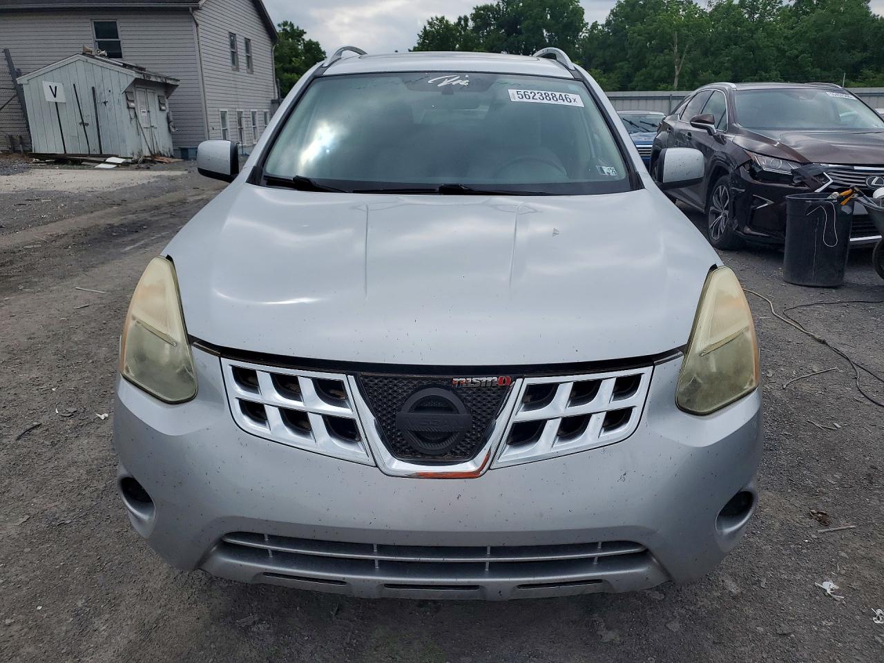 2012 Nissan Rogue S Silver vin: JN8AS5MV3CW711375