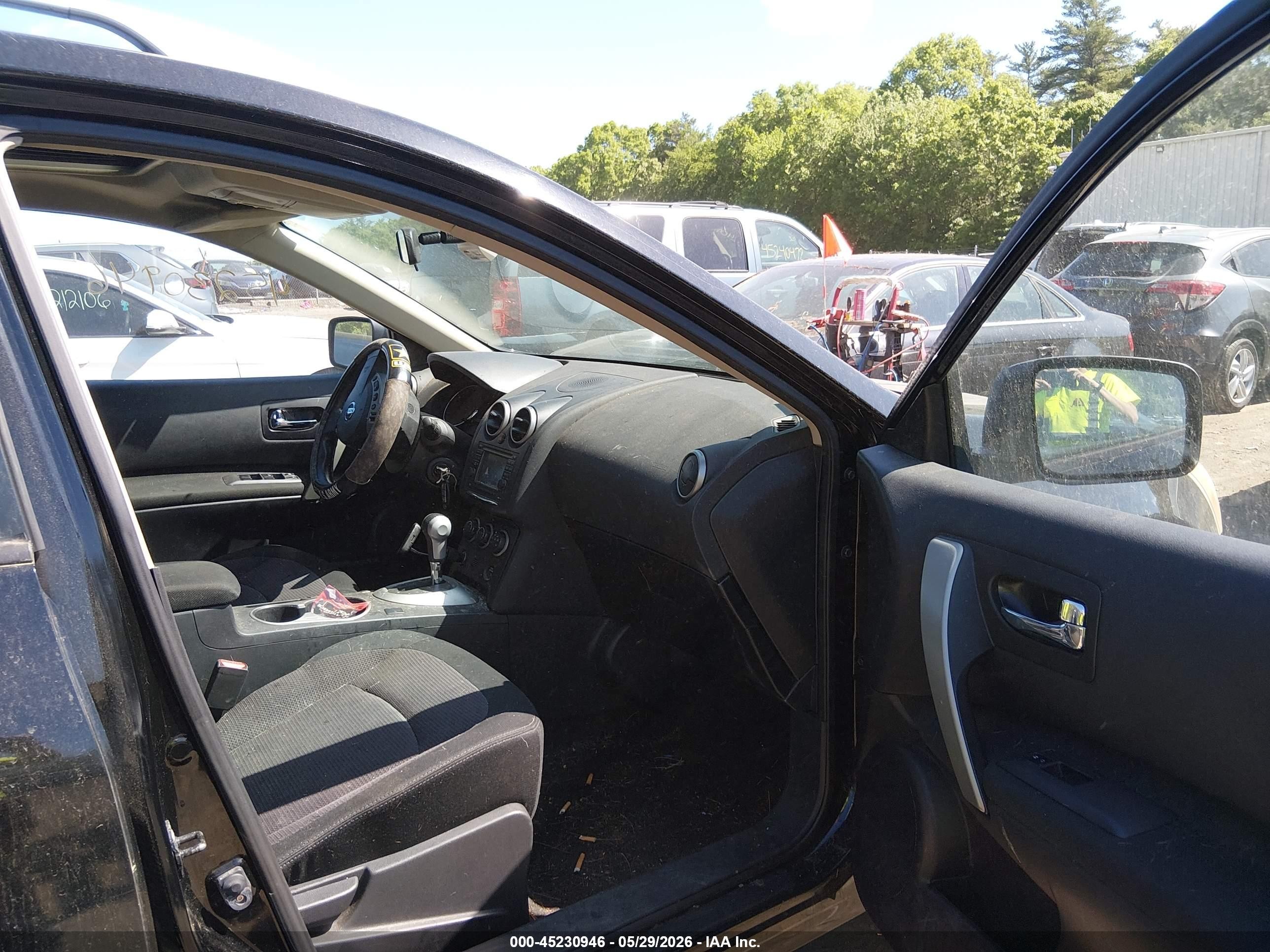 2012 Nissan Rogue Sv Black vin: JN8AS5MV3CW715300