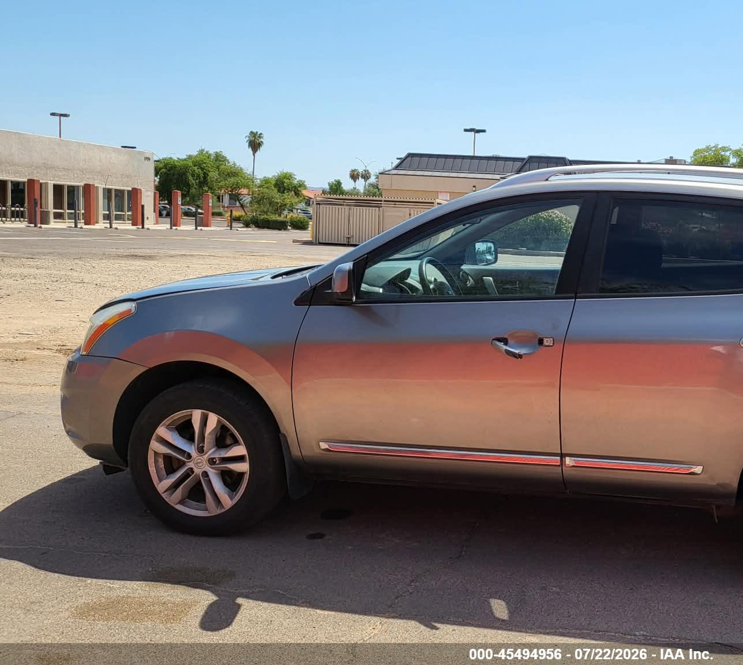 2012 Nissan Rogue Sv Gray vin: JN8AS5MV3CW717175